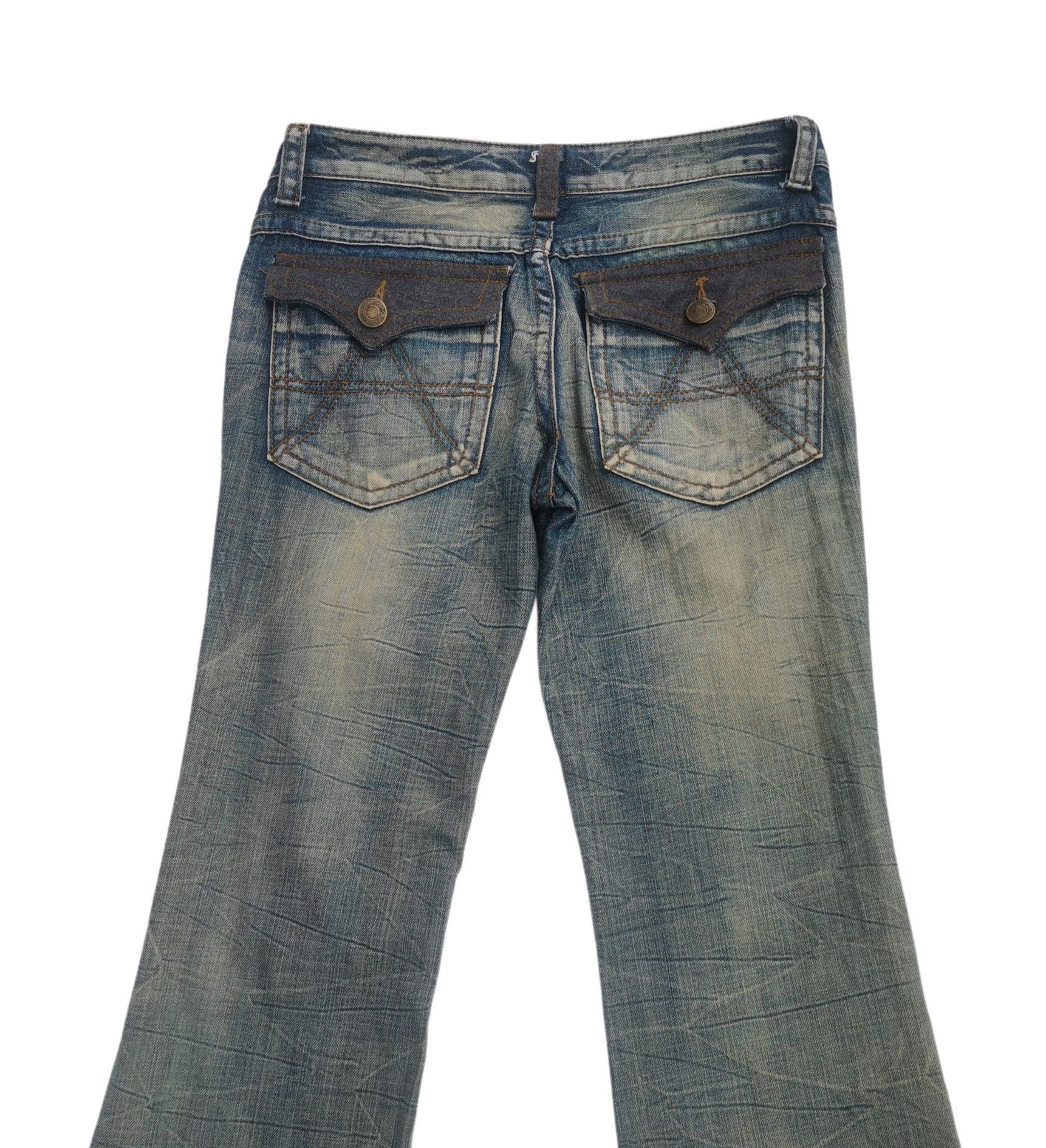 Japanese Brand 🔥Japanese Agate Distressed Flare Jeans🔥 Size US 30 / EU 46 - 5 Thumbnail
