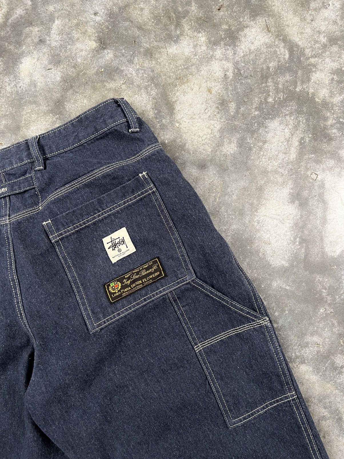 Stussy Stussy x 1017 ALYX 9SM x Loro Piana Denim Painter Pants | Grailed