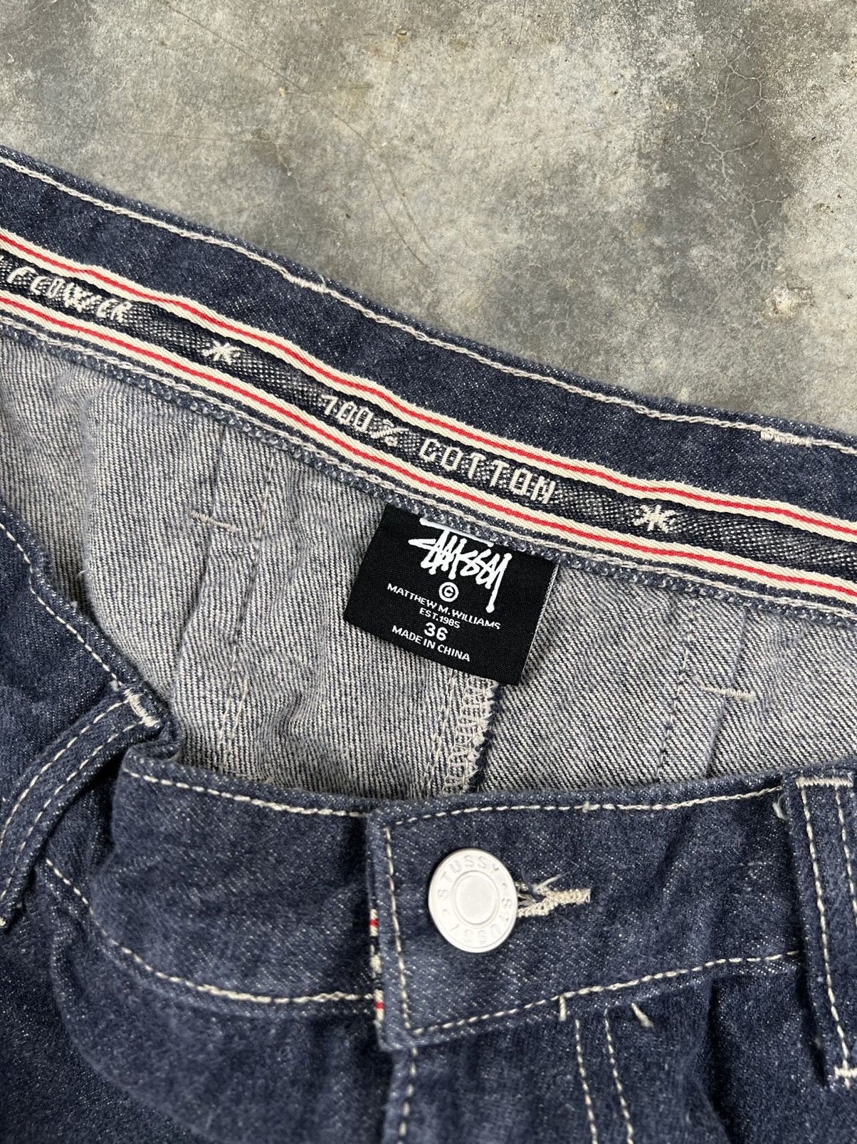 Stussy Stussy x 1017 ALYX 9SM x Loro Piana Denim Painter Pants | Grailed