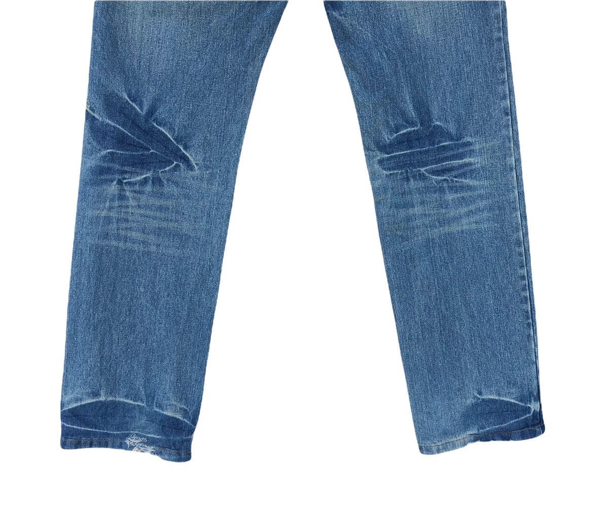 Japanese Brand 🔥🔥🔥Japanese “Peace World” Logo Denim Jeans Size US 33 - 8 Thumbnail