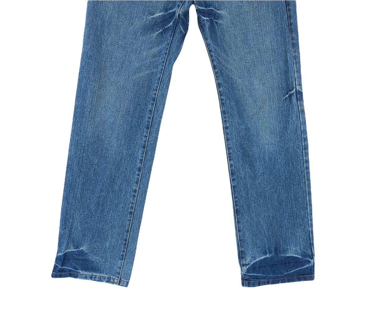 Japanese Brand 🔥🔥🔥Japanese “Peace World” Logo Denim Jeans Size US 33 - 6 Thumbnail