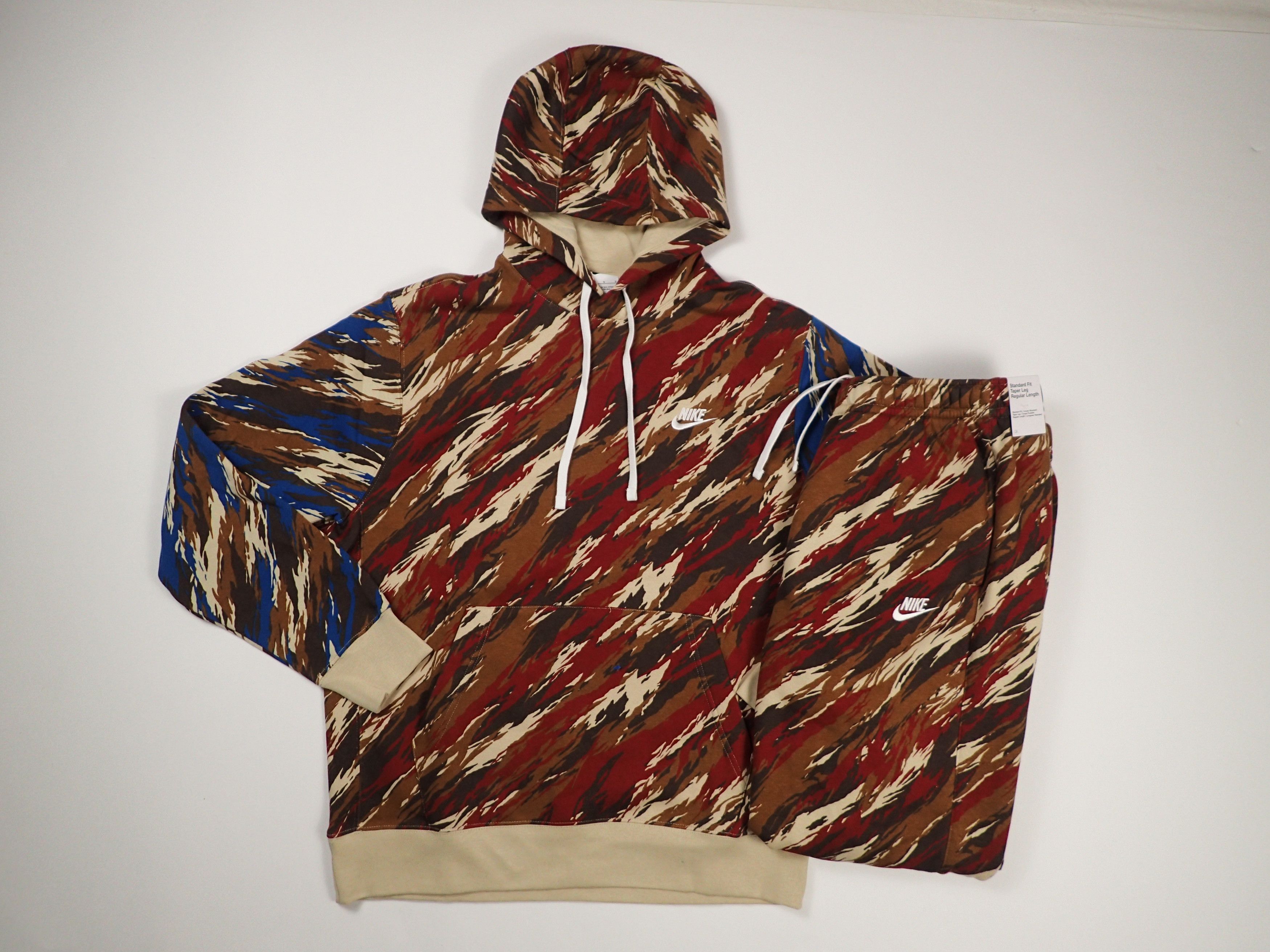 Nike Nike Men's NSW All Over Print Fleece Tracksuit Size US L / EU 52-54 / 3 - 1 Thumbnail