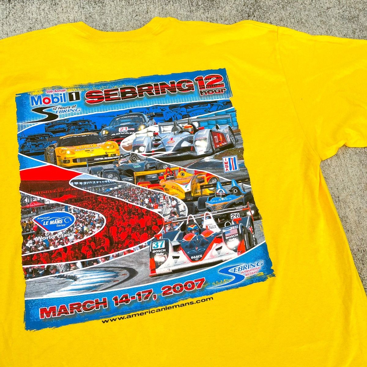 NASCAR × Vintage Vintage Sebring Racing NASCAR Car Streetwear Tee Size US XXL / EU 58 / 5 - 2 Thumbnail
