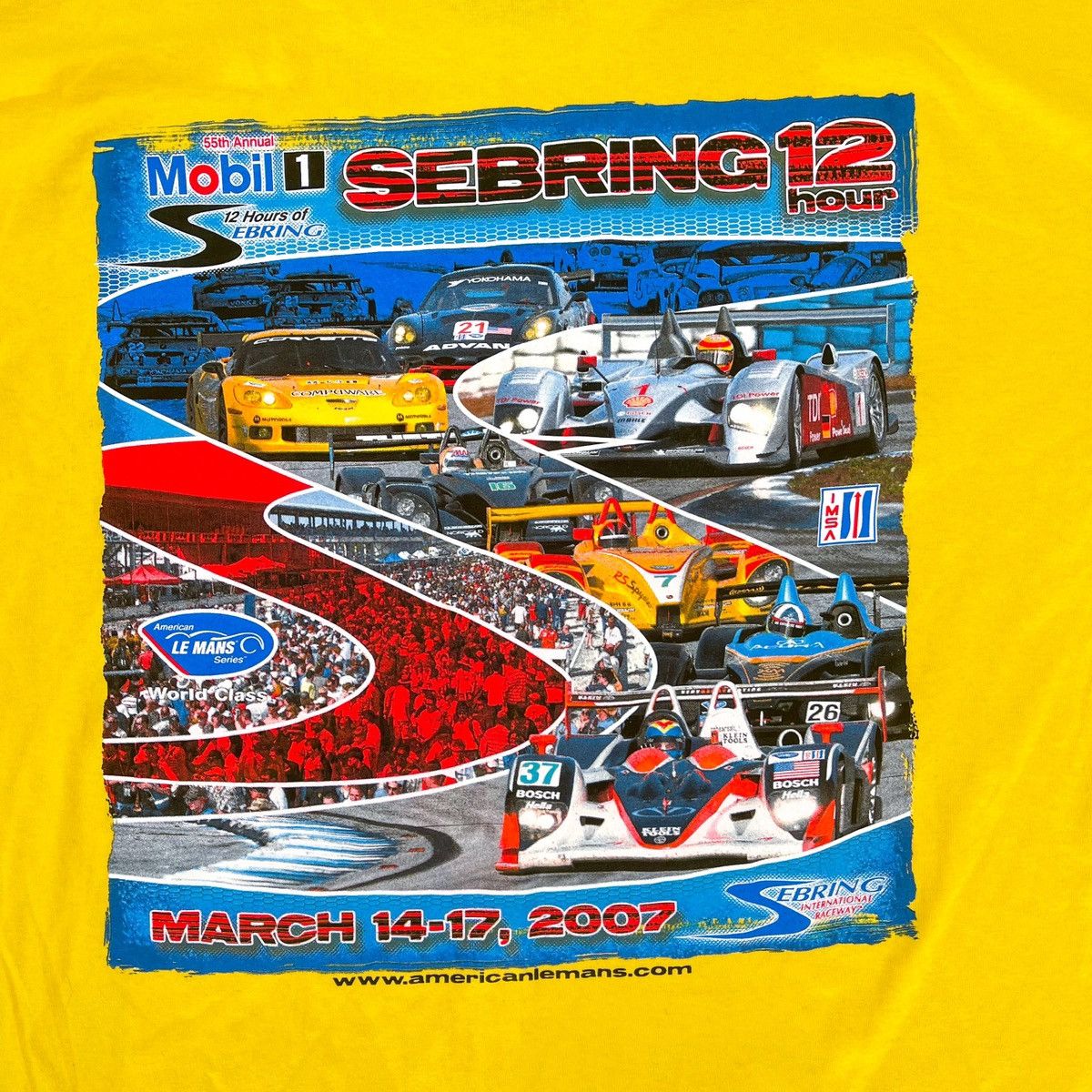 NASCAR × Vintage Vintage Sebring Racing NASCAR Car Streetwear Tee Size US XXL / EU 58 / 5 - 5 Thumbnail