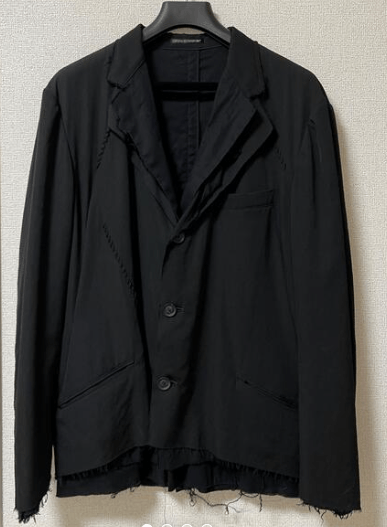 Pre-owned Yohji Yamamoto Pool Homme 20-21aw Reprint 15aw Triple Jacket In Black