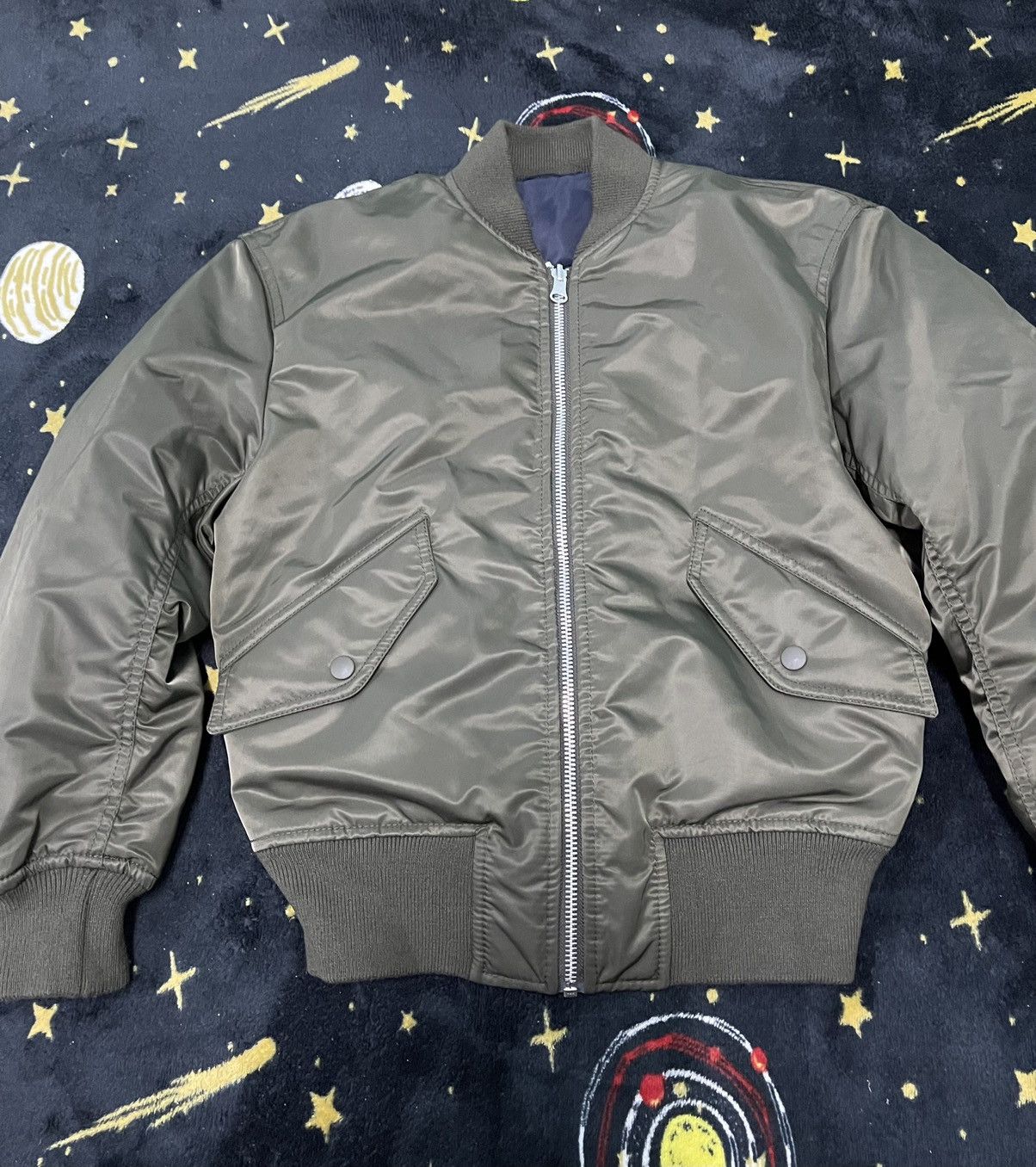 Jun Takahashi BINDING OFFER🔥UNDERCOVER UNIQLO BOMBER MA-1 REVERSIBLE Size US S / EU 44-46 / 1 - 7 Thumbnail
