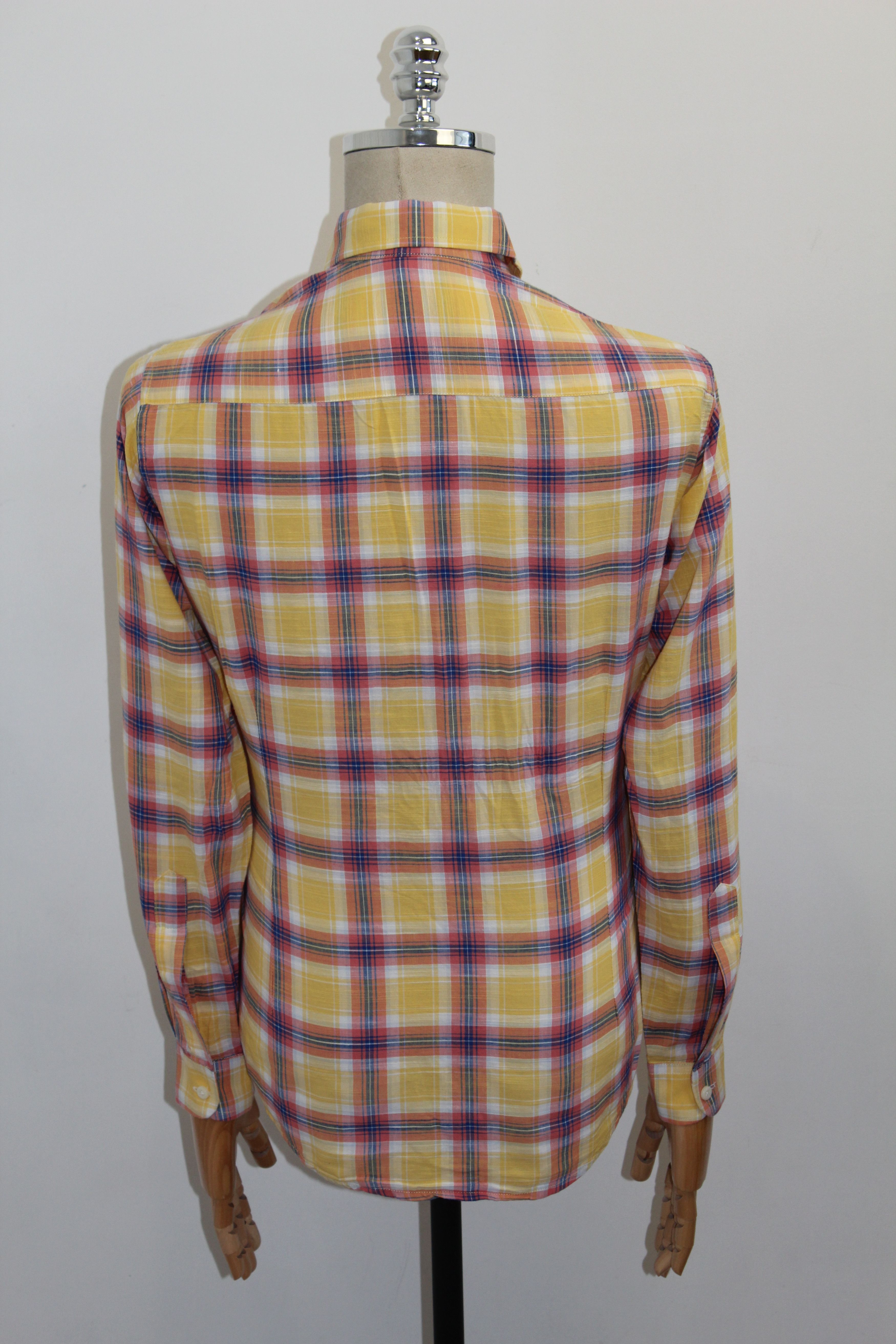 Gant GANT Long Sleeve Linen Check Shirt Size US M / EU 48-50 / 2 - 5 Thumbnail