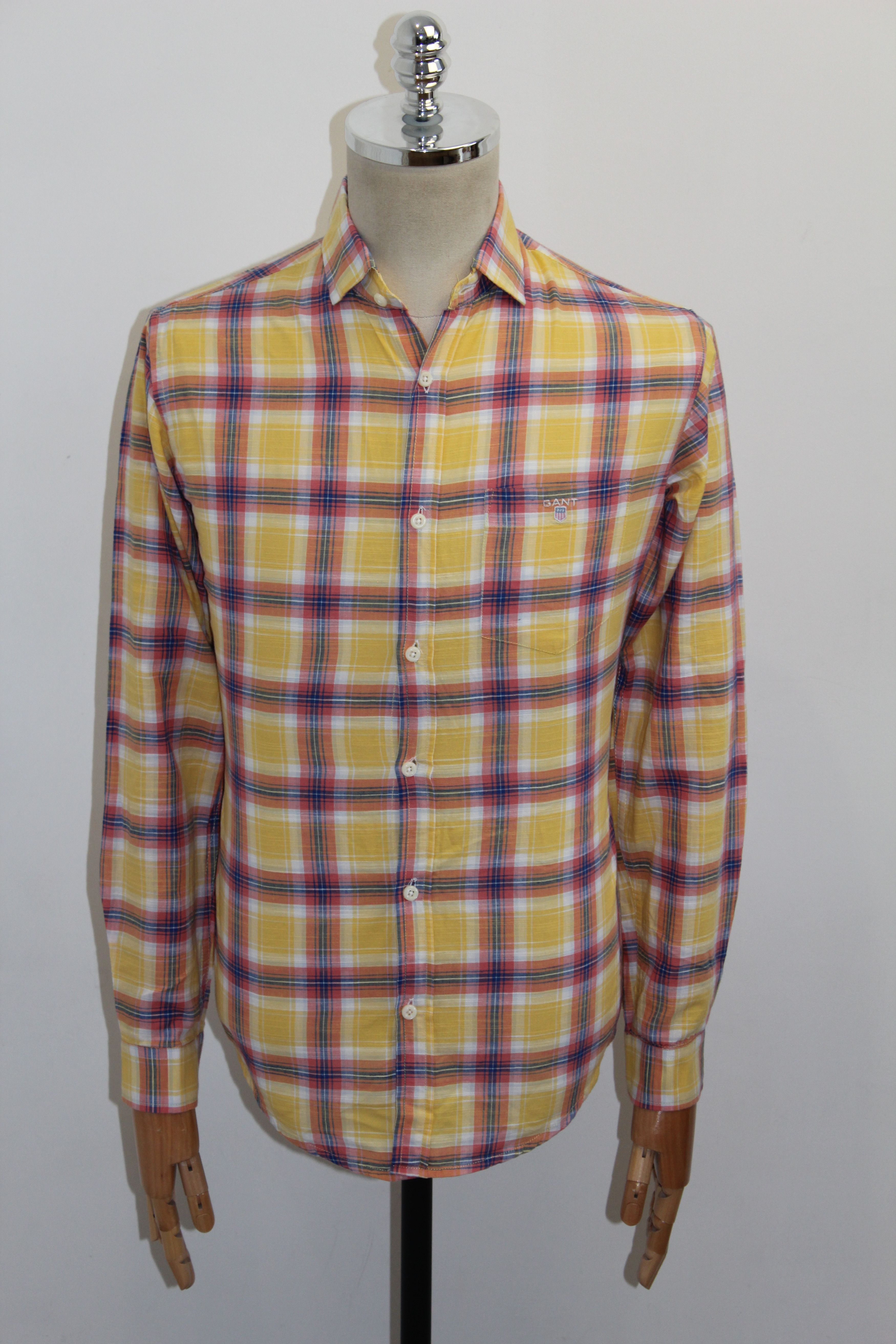 Gant GANT Long Sleeve Linen Check Shirt Size US M / EU 48-50 / 2 - 3 Thumbnail