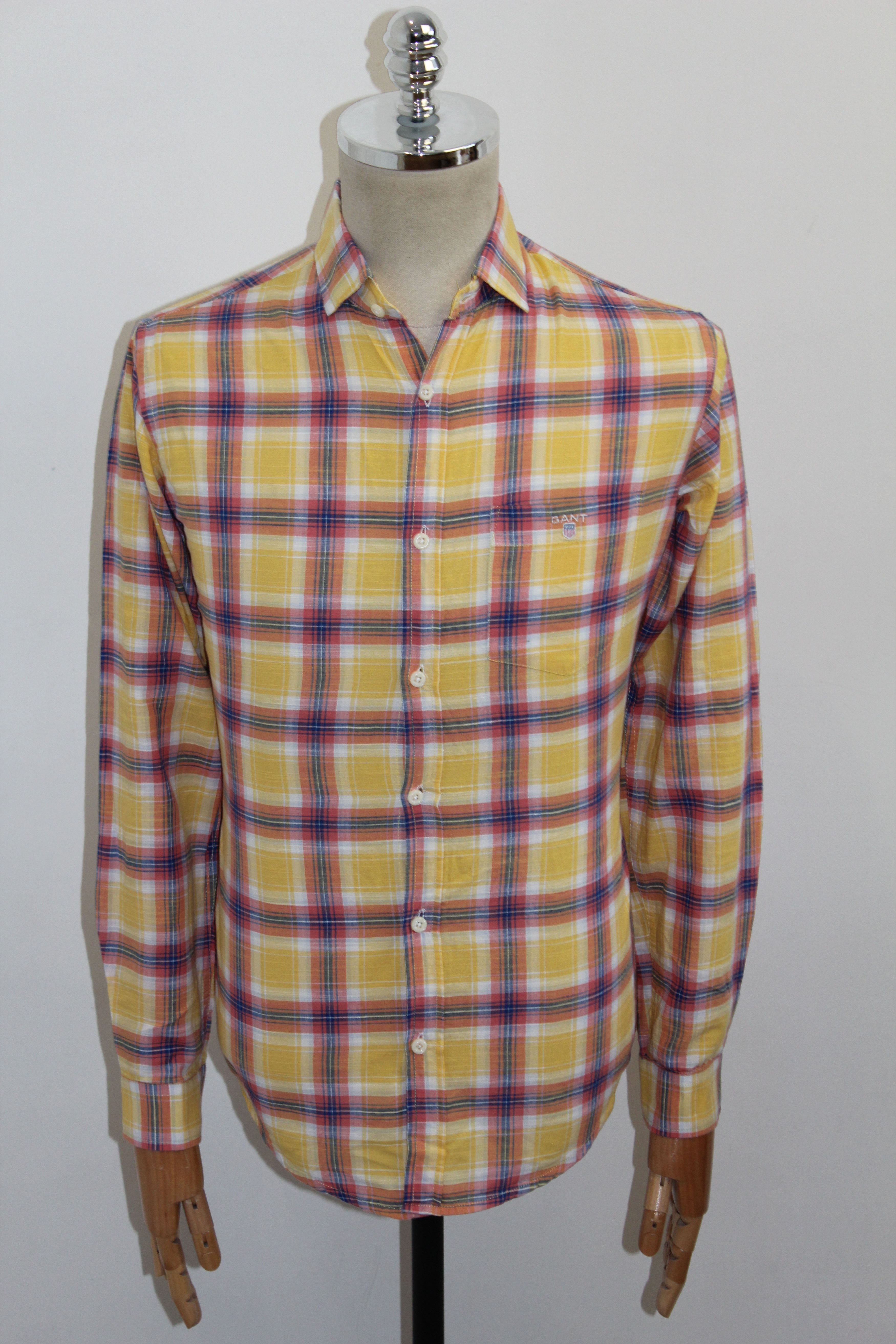 Gant GANT Long Sleeve Linen Check Shirt Size US M / EU 48-50 / 2 - 2 Thumbnail