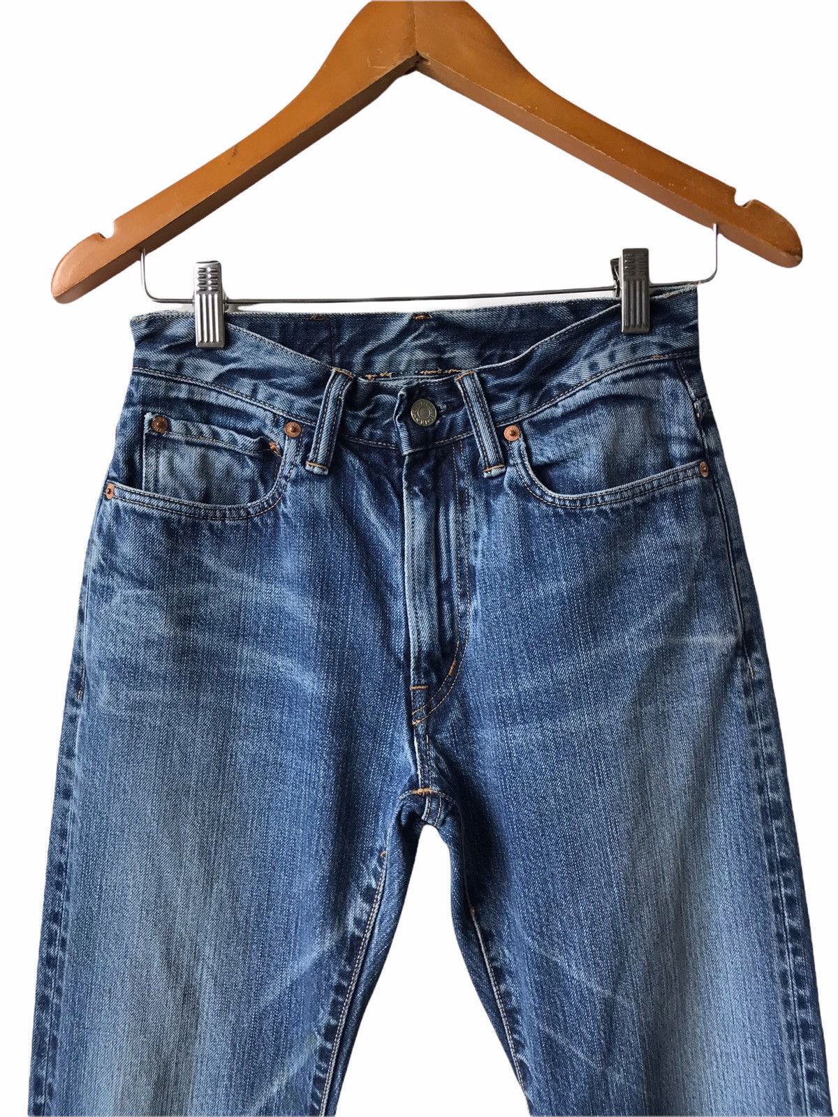 Blue Blue Japan Vintage BLUE BLUE Japan X HR Market Iron Denim Jeans Size US 29 - 2 Thumbnail