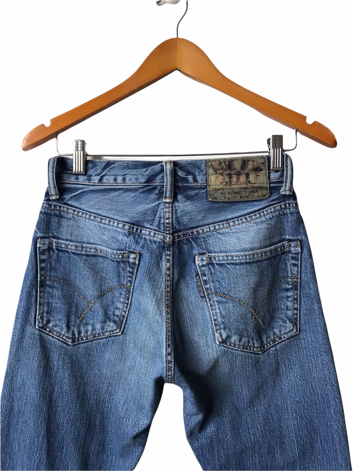 Blue Blue Japan Vintage BLUE BLUE Japan X HR Market Iron Denim Jeans Size US 29 - 8 Thumbnail