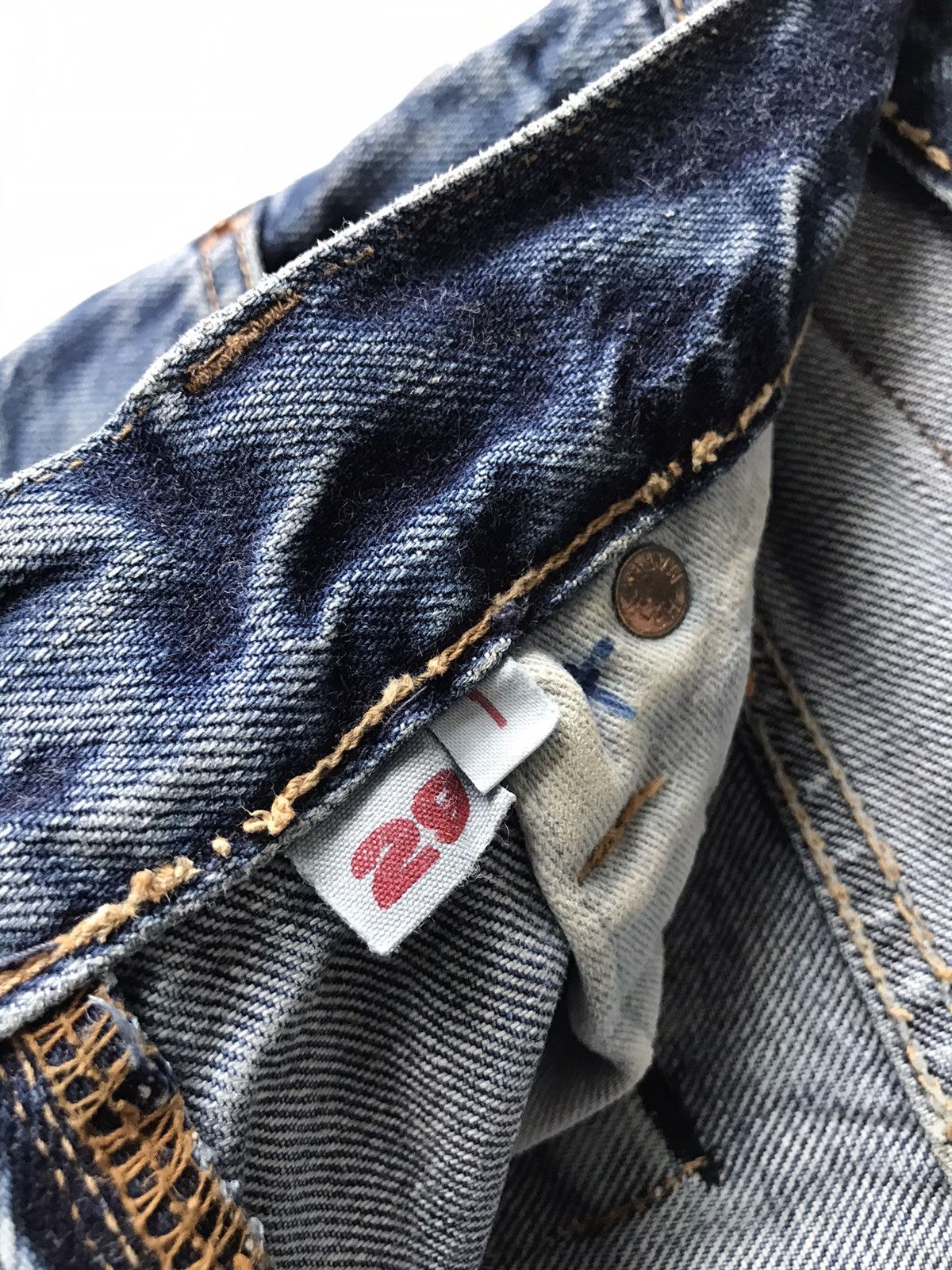 Blue Blue Japan Vintage BLUE BLUE Japan X HR Market Iron Denim Jeans Size US 29 - 11 Thumbnail