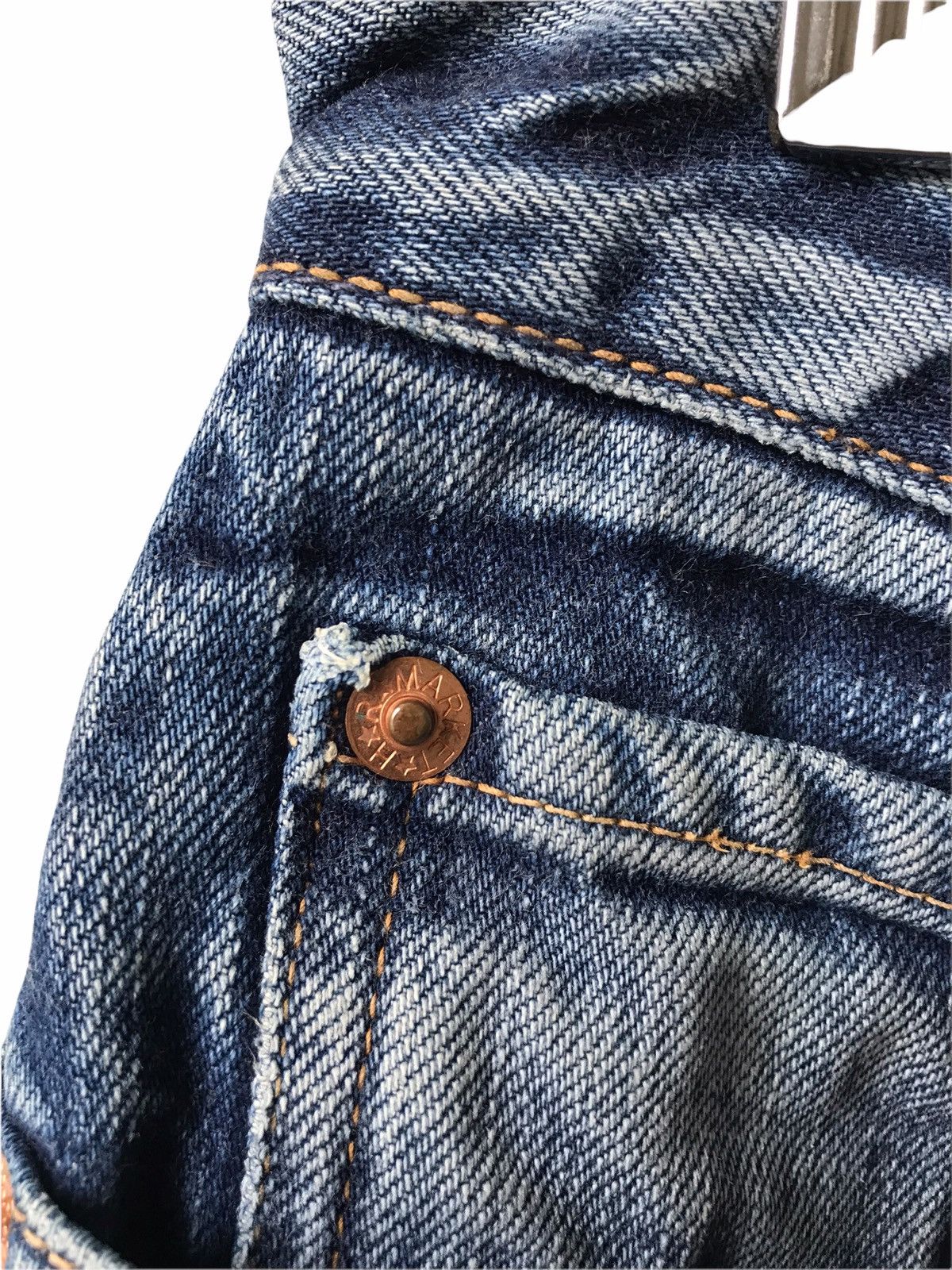 Blue Blue Japan Vintage BLUE BLUE Japan X HR Market Iron Denim Jeans Size US 29 - 5 Thumbnail