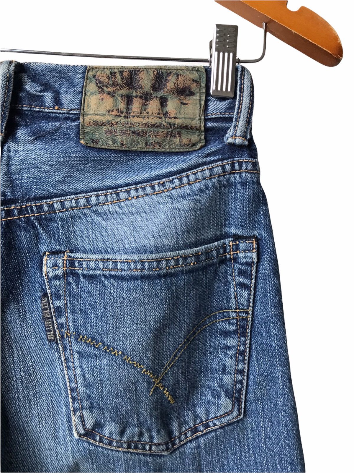 Blue Blue Japan Vintage BLUE BLUE Japan X HR Market Iron Denim Jeans Size US 29 - 7 Thumbnail
