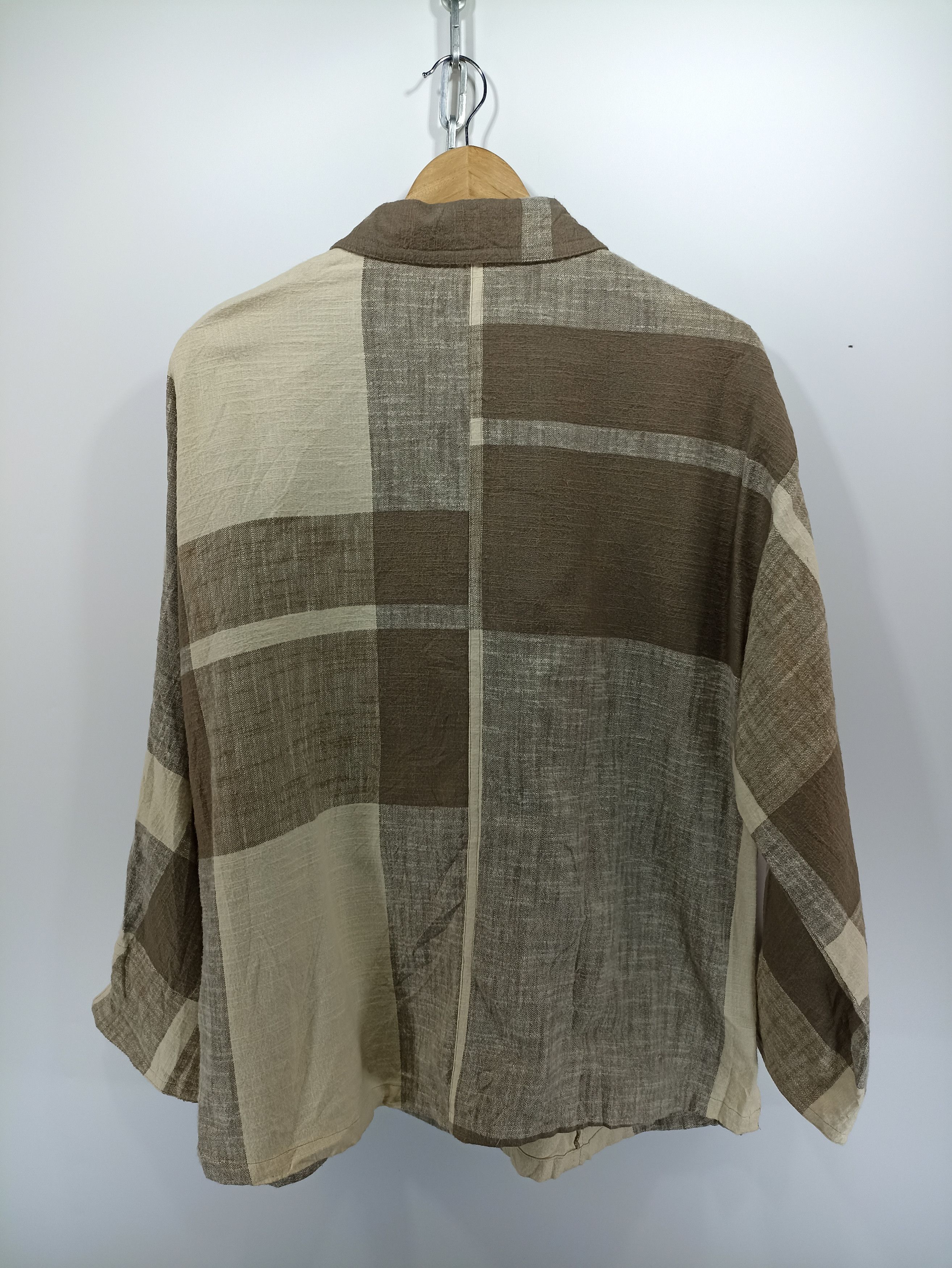 Japanese Brand × Vintage Vintage Yokohama Motomachi Linen Button Jacket Size US M / EU 48-50 / 2 - 5 Thumbnail
