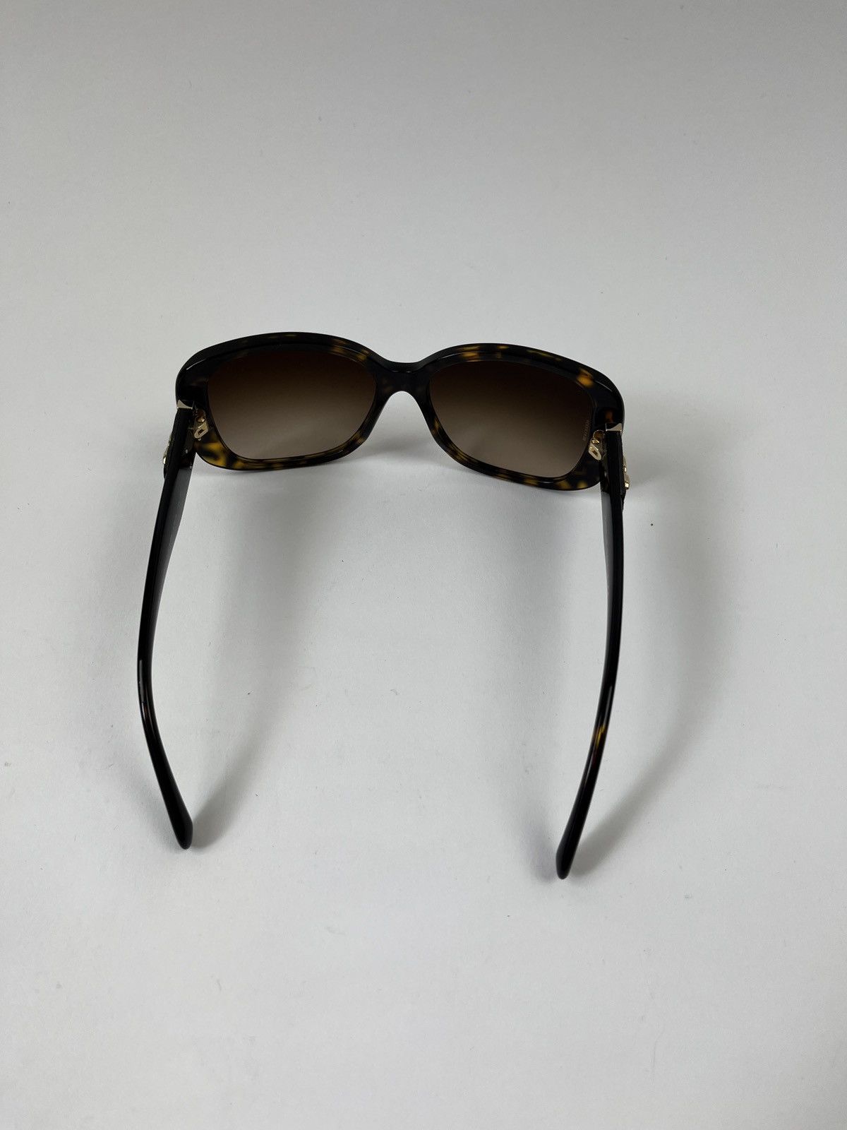 Chanel Chanel Sunglasses Brown Tortoise W/Gold Turn Lock CC Logo Size ONE SIZE - 5 Thumbnail