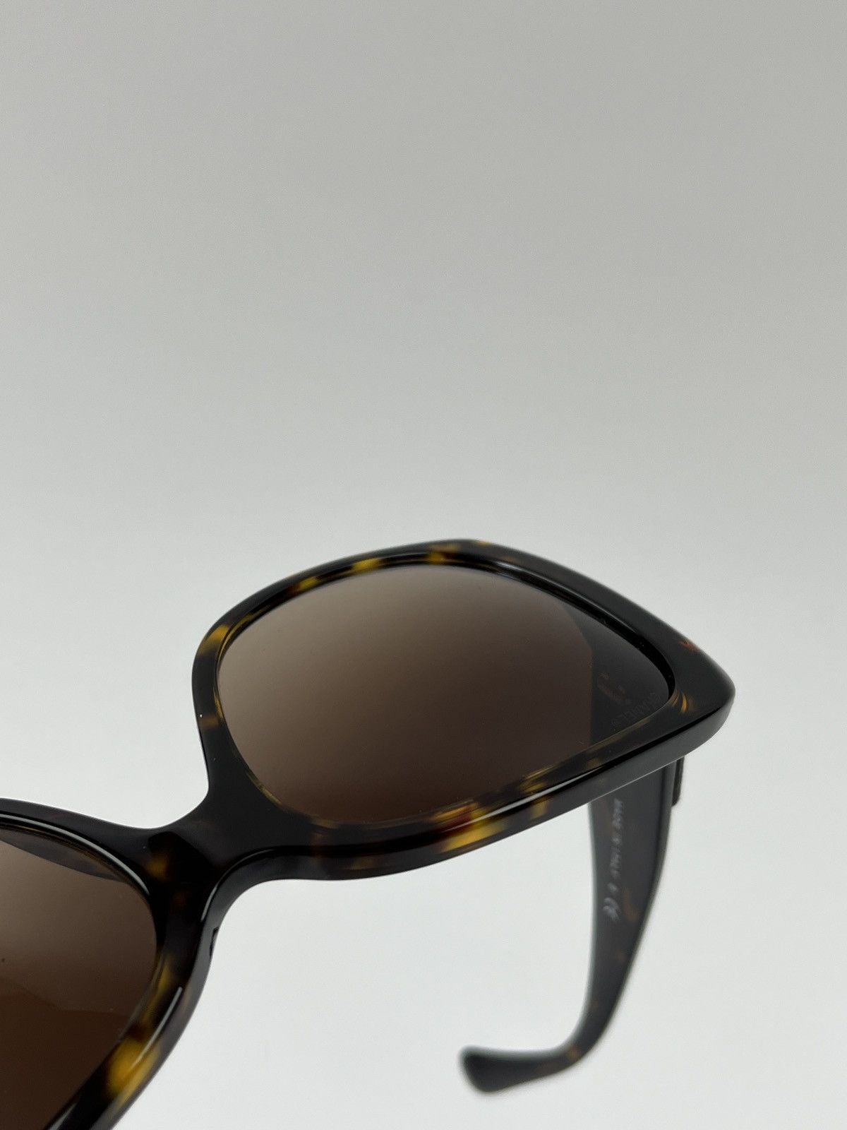 Chanel Chanel Sunglasses Brown Tortoise W/Gold Turn Lock CC Logo Size ONE SIZE - 9 Thumbnail