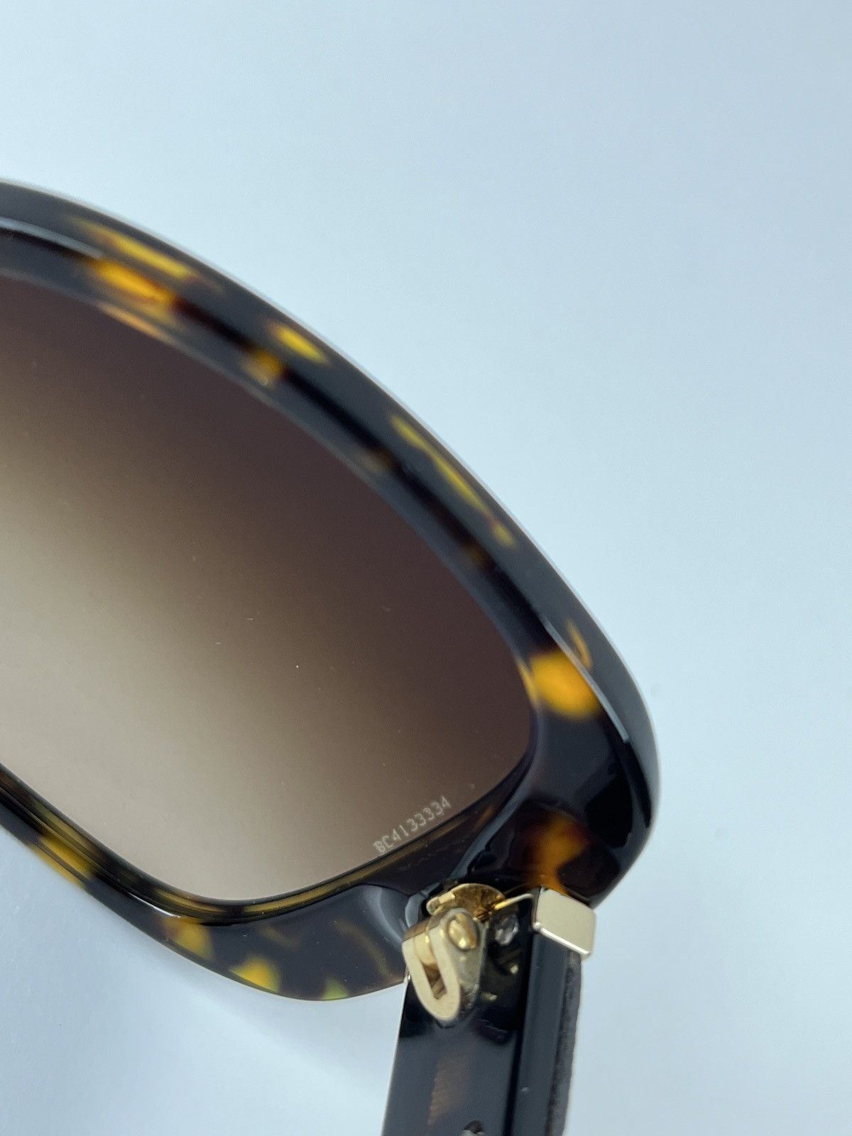 Chanel Chanel Sunglasses Brown Tortoise W/Gold Turn Lock CC Logo Size ONE SIZE - 11 Thumbnail