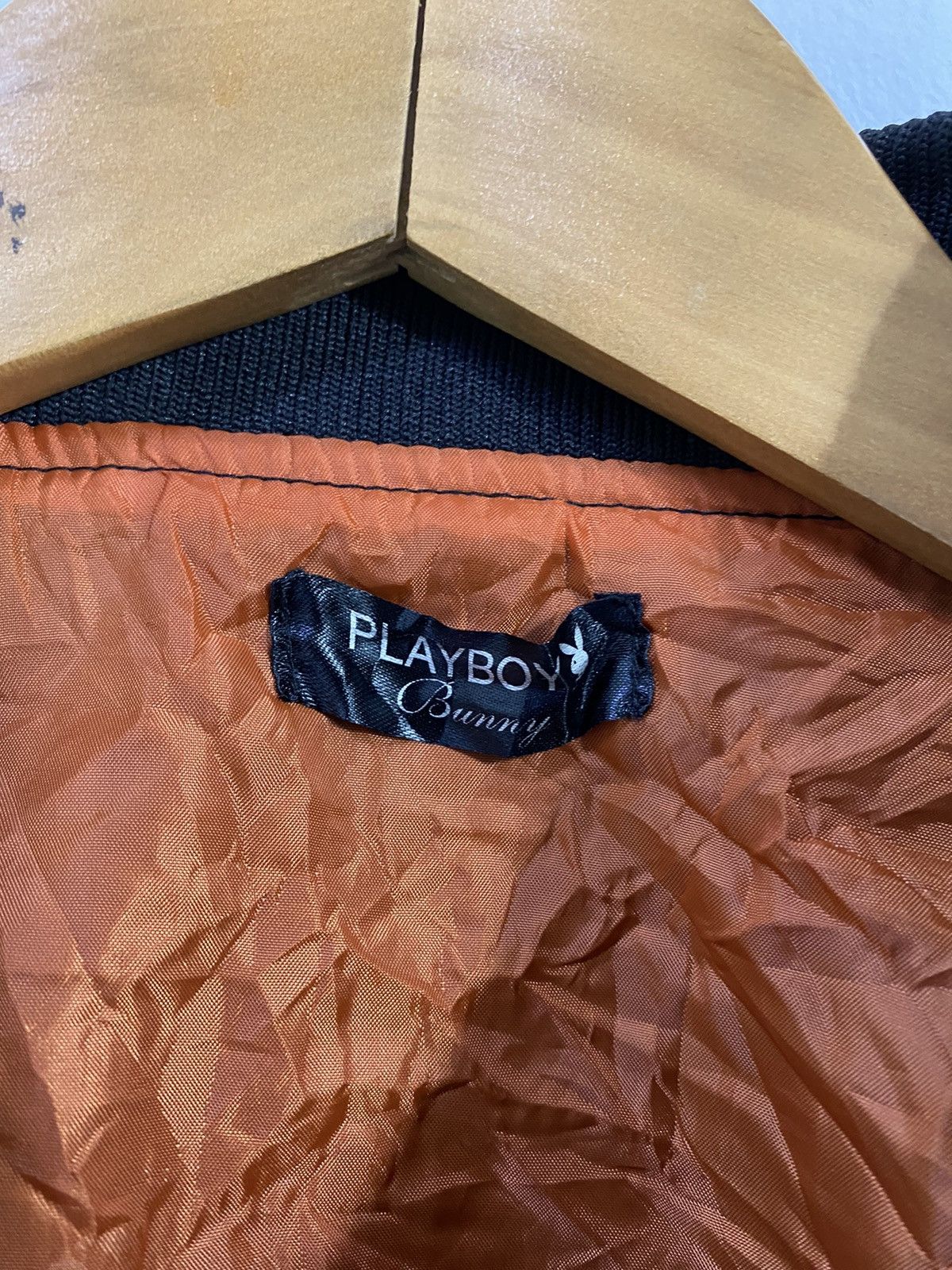 Playboy Vintage Playboy Crop Top Bomber Jacket Logo Design Size US M / EU 48-50 / 2 - 4 Thumbnail