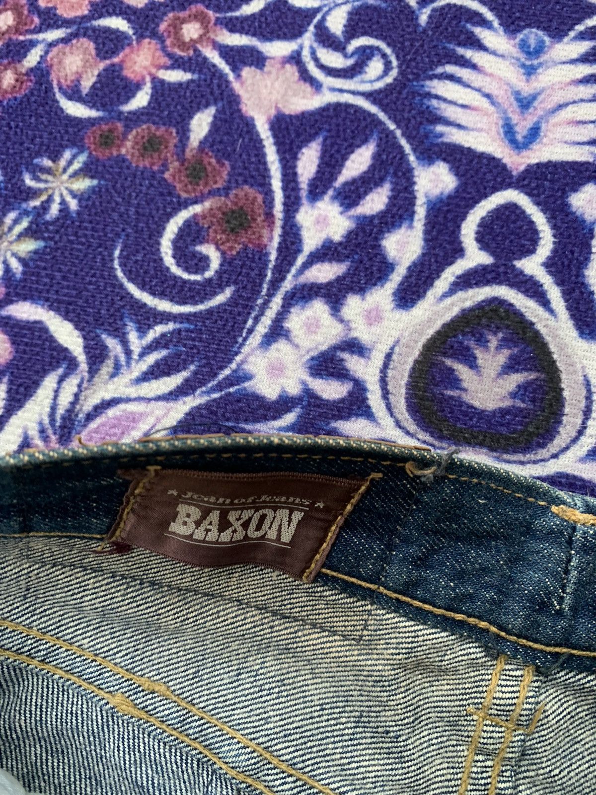 Japanese Brand Vintage Baxon Brand Denim Size US 28 / EU 44 - 4 Thumbnail