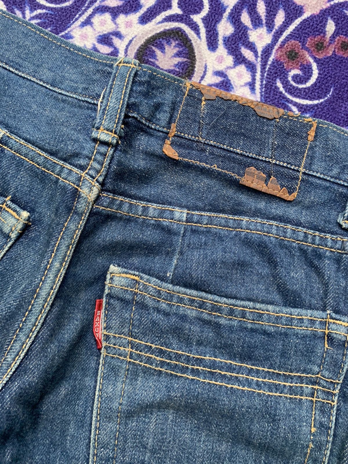 Japanese Brand Vintage Baxon Brand Denim Size US 28 / EU 44 - 9 Thumbnail
