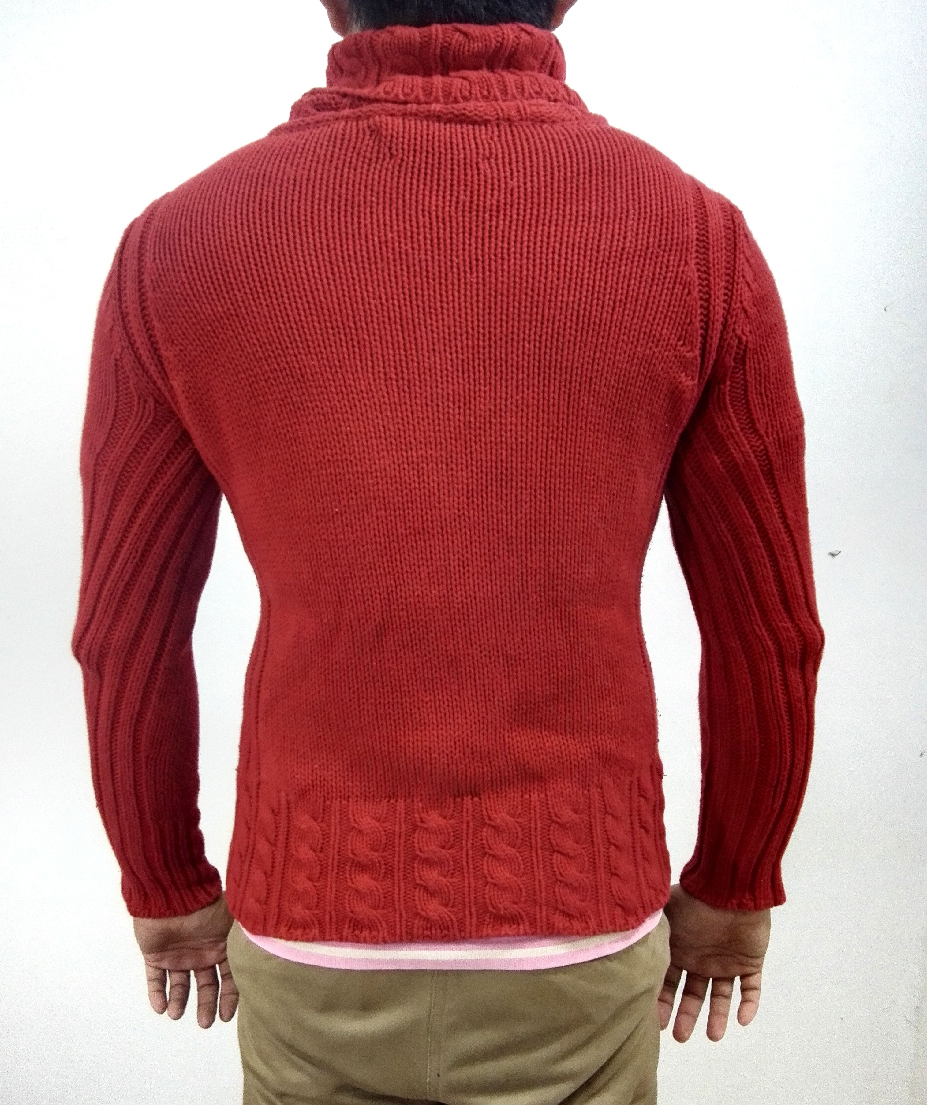 Tommy Hilfiger VTG TOMMY HILFIGER Knitwear Sweater Turtle Neck Logo Design Size US S / EU 44-46 / 1 - 7 Thumbnail