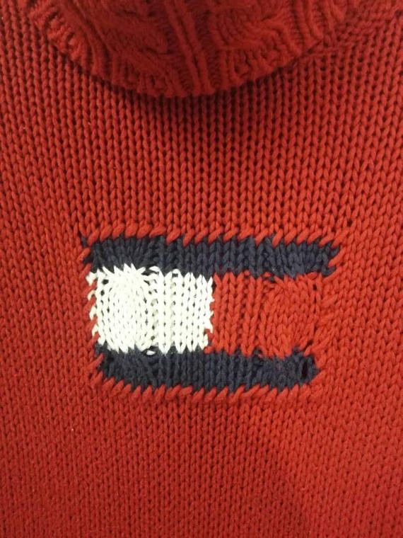 Tommy Hilfiger VTG TOMMY HILFIGER Knitwear Sweater Turtle Neck Logo Design Size US S / EU 44-46 / 1 - 3 Thumbnail