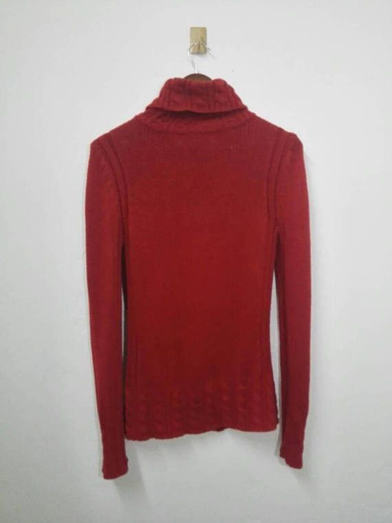 Tommy Hilfiger VTG TOMMY HILFIGER Knitwear Sweater Turtle Neck Logo Design Size US S / EU 44-46 / 1 - 2 Thumbnail