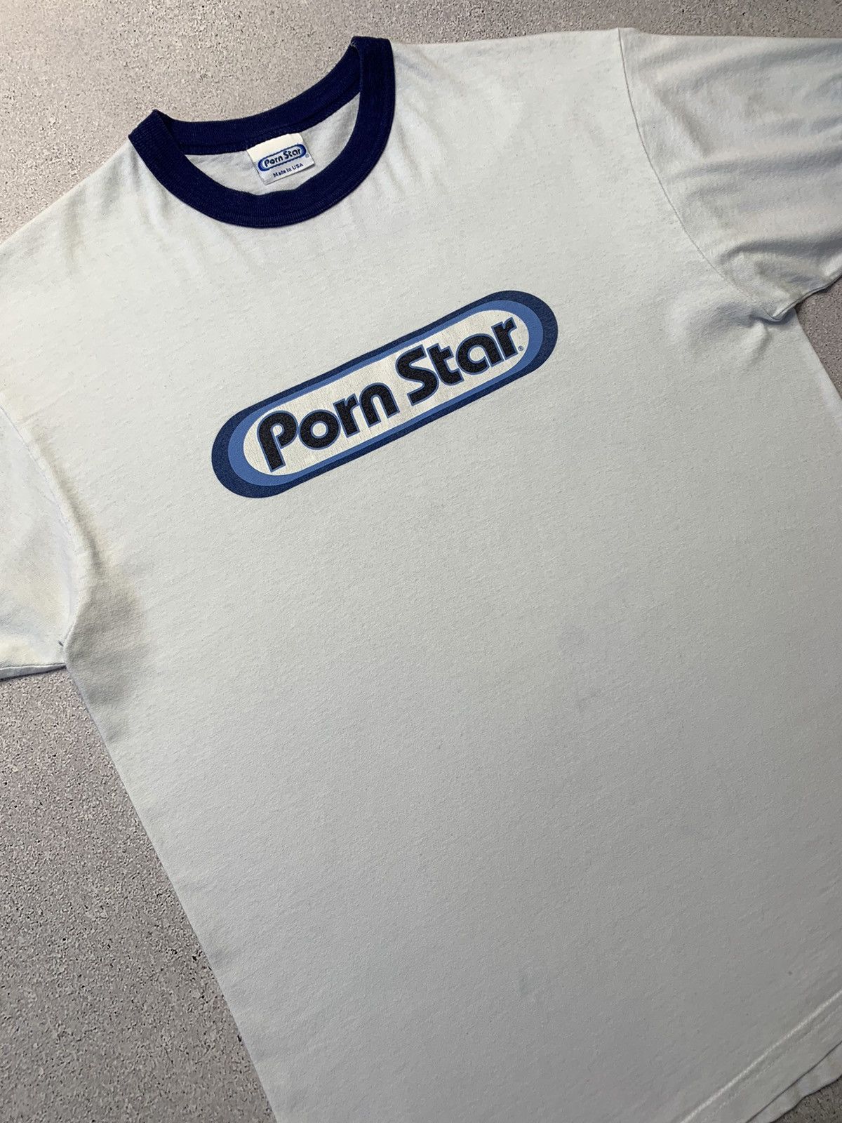 Vintage Vintage 90’s Porn Star Skateboards Classic Logo T-Shirt Size US XL / EU 56 / 4 - 12 Thumbnail