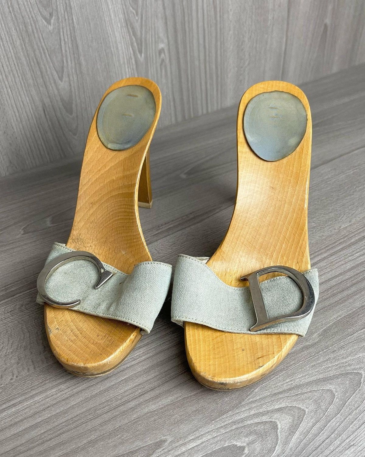 Dior Vintage Dior Logo Mules Size US 7.5 / IT 37.5 - 1 Thumbnail