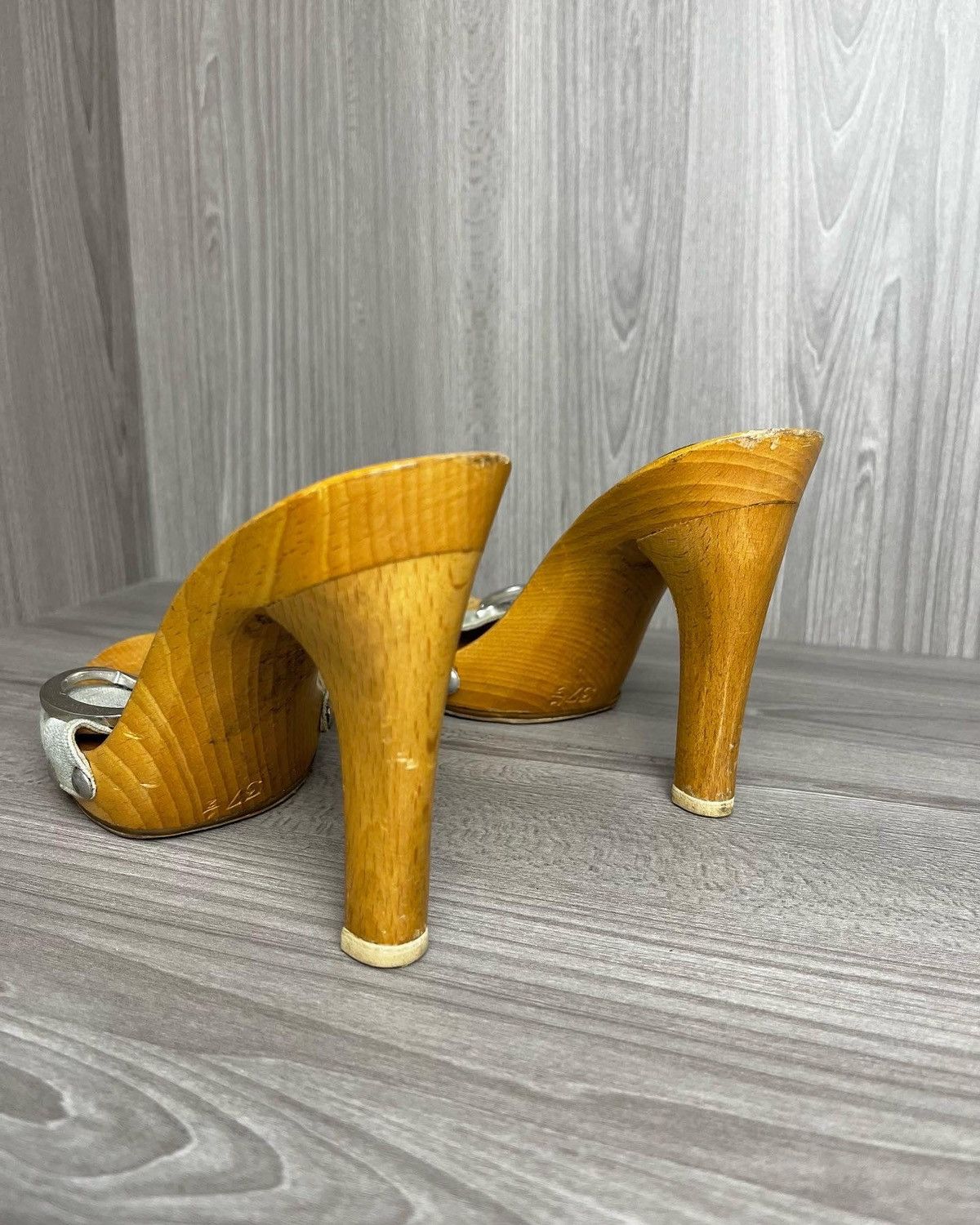 Dior Vintage Dior Logo Mules Size US 7.5 / IT 37.5 - 2 Thumbnail