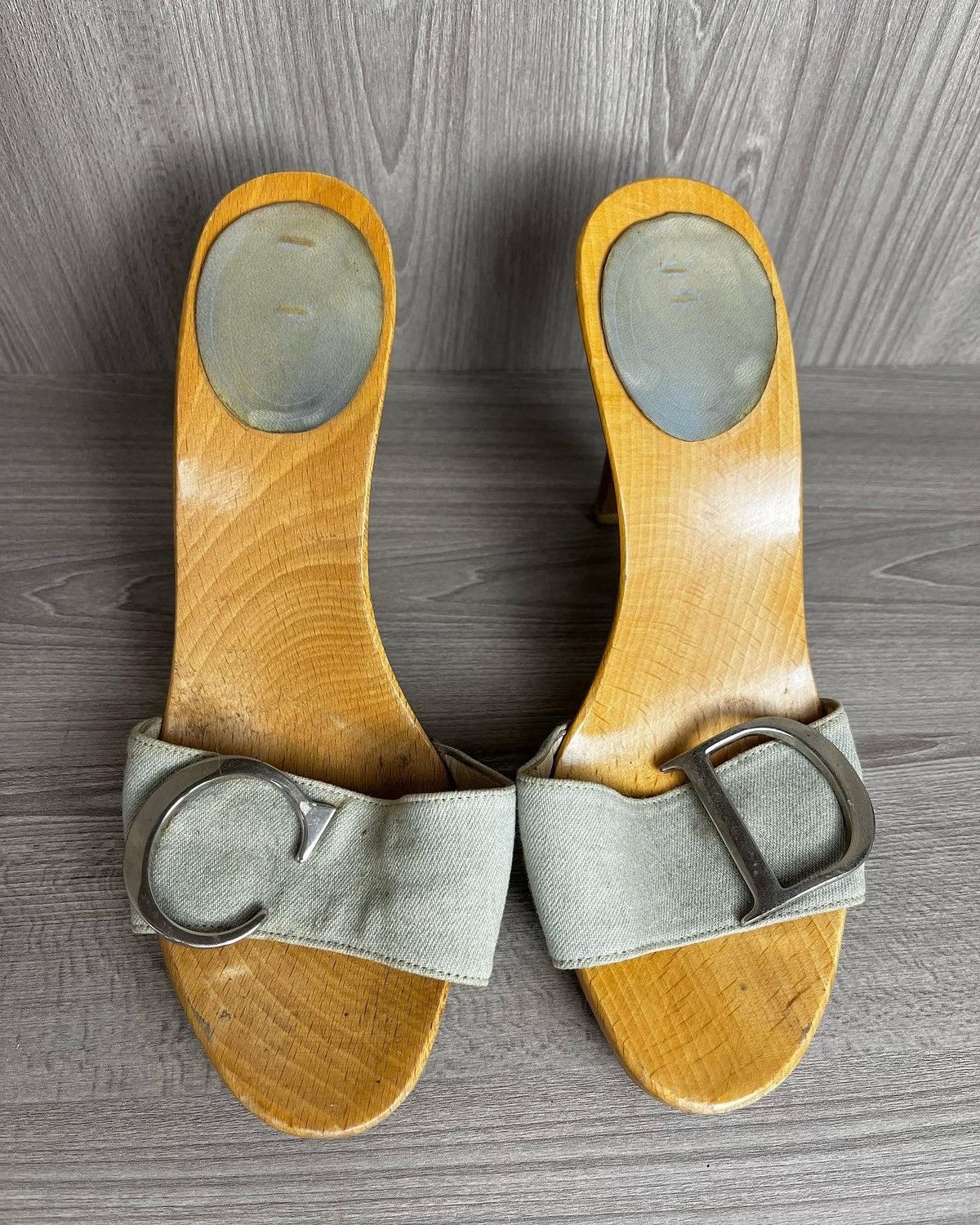 Dior Vintage Dior Logo Mules Size US 7.5 / IT 37.5 - 4 Thumbnail