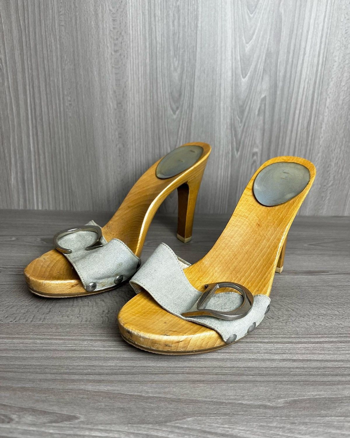 Dior Vintage Dior Logo Mules Size US 7.5 / IT 37.5 - 3 Thumbnail