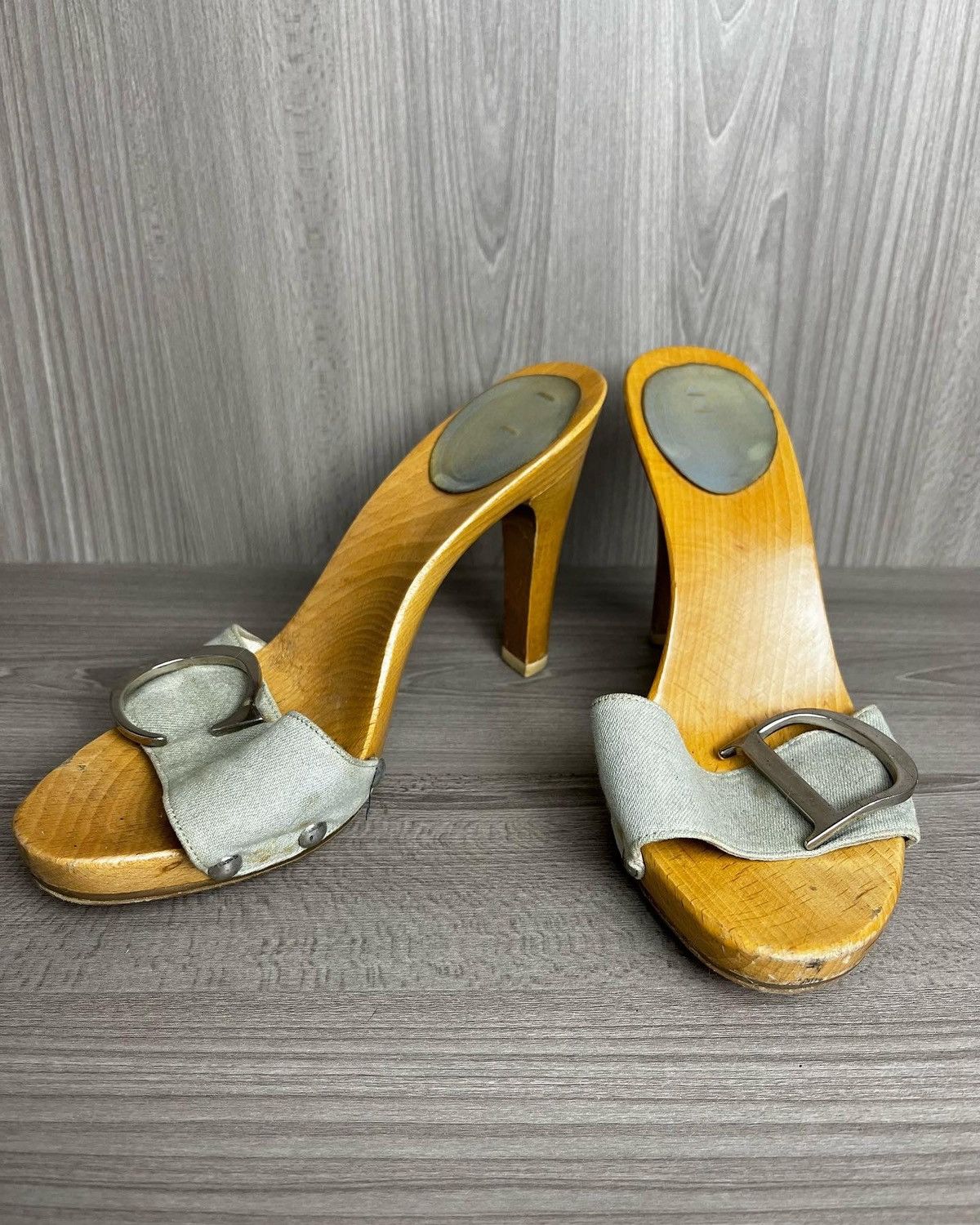Dior Vintage Dior Logo Mules Size US 7.5 / IT 37.5 - 5 Thumbnail