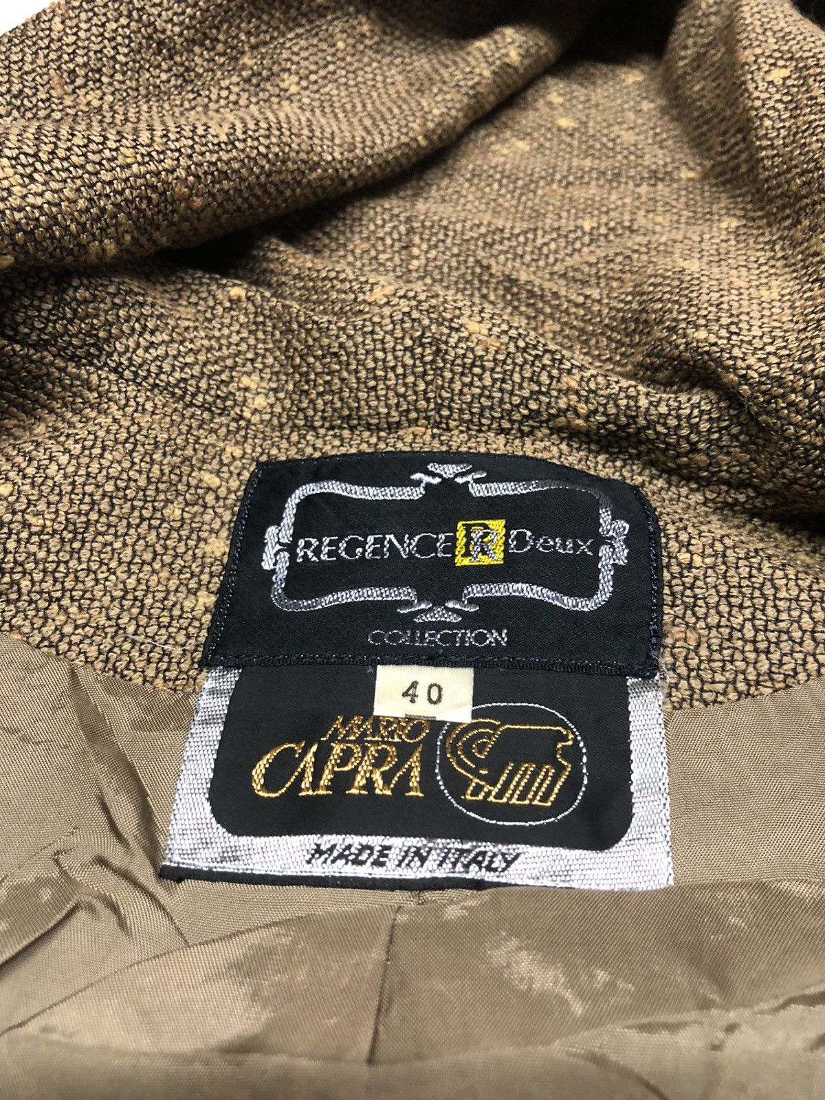 Designer × Vintage REGENCE R DEUX COLLECTION MARIO CAPRA ITALY 🇮🇹WOOL JACKET Size US S / EU 44-46 / 1 - 7 Thumbnail