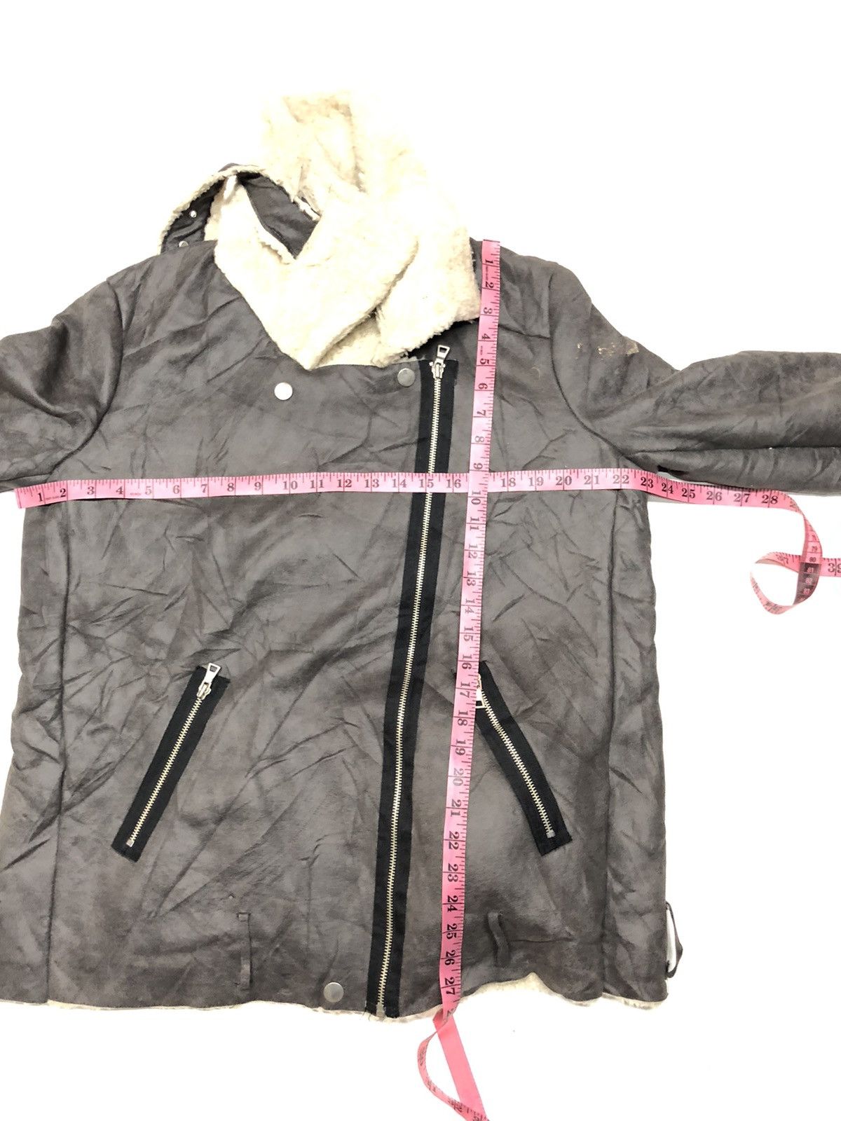 Japanese Brand × Vintage VINTAGE AMY COMPANY BELTED SHEARLING SUEDE JACKET Size US L / EU 52-54 / 3 - 11 Thumbnail