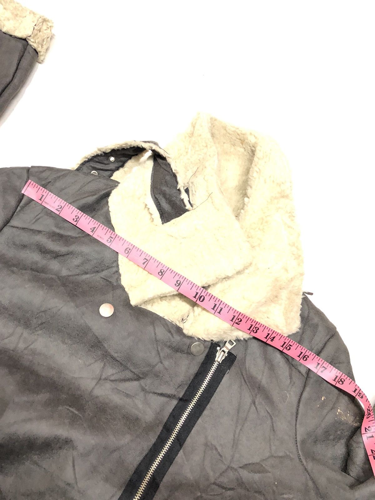 Japanese Brand × Vintage VINTAGE AMY COMPANY BELTED SHEARLING SUEDE JACKET Size US L / EU 52-54 / 3 - 9 Thumbnail