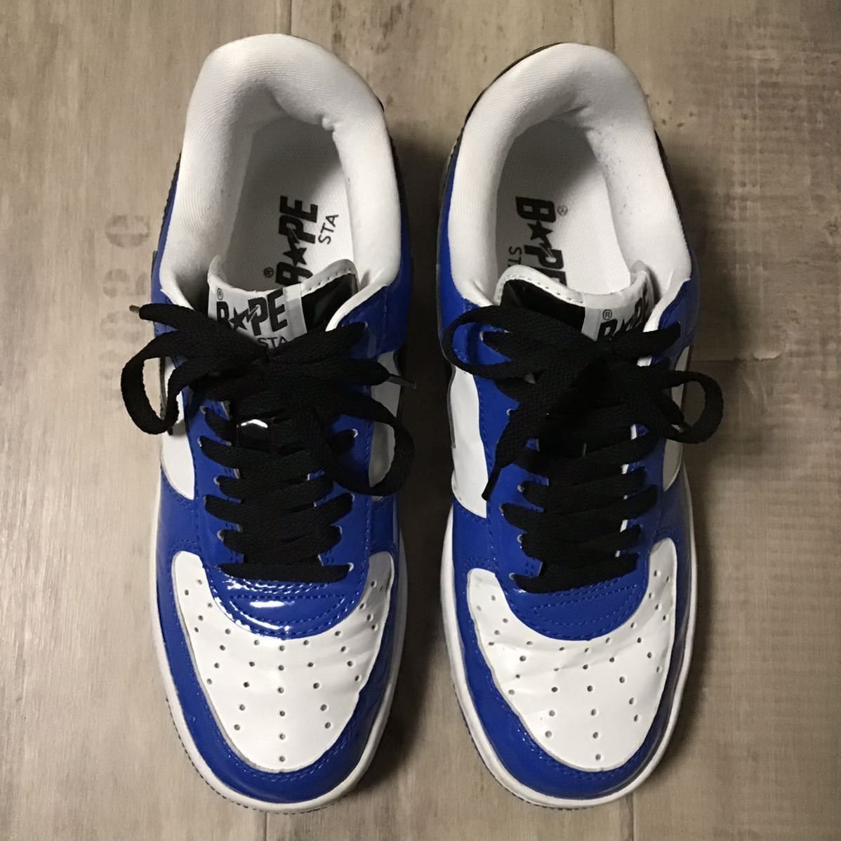 Bape Basketball Milo patent leather BAPE STA sneakers ape shoes Size US 9 / EU 42 - 4 Thumbnail