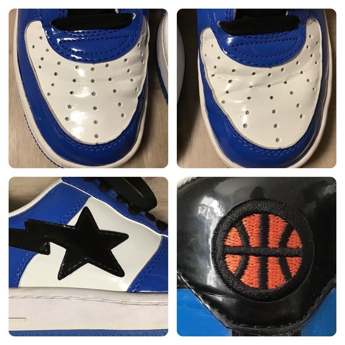 Bape Basketball Milo patent leather BAPE STA sneakers ape shoes Size US 9 / EU 42 - 7 Thumbnail