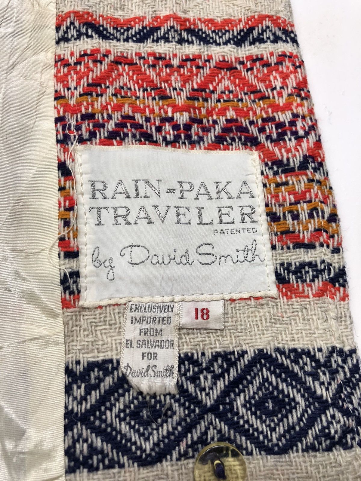Designer × Vintage RAINPAKA TRAVELER BY DAVID SMITH DESIGNER NATIVE LONG JACKE Size US M / EU 48-50 / 2 - 2 Thumbnail