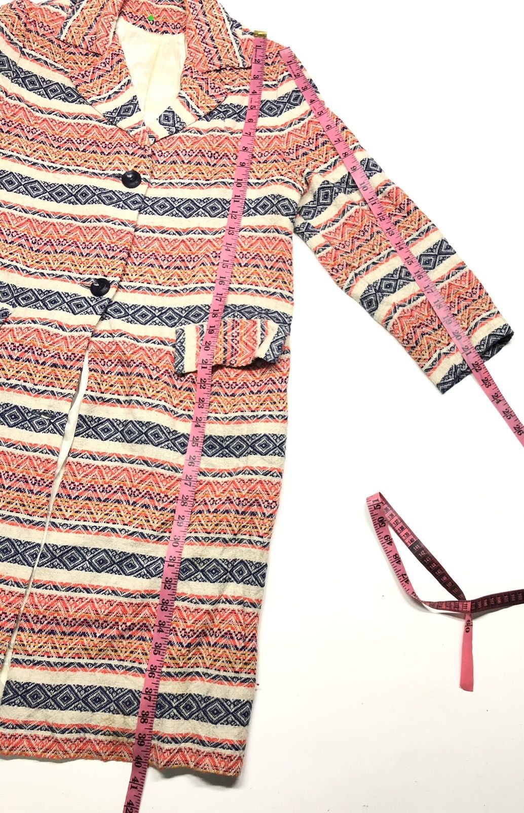 Designer × Vintage RAINPAKA TRAVELER BY DAVID SMITH DESIGNER NATIVE LONG JACKE Size US M / EU 48-50 / 2 - 8 Thumbnail