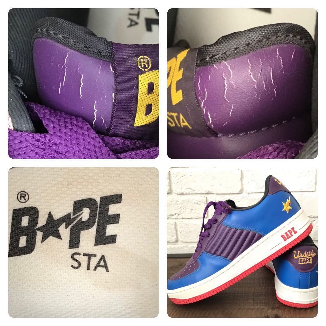 Bape 2009 URSUS BAPE leather BAPE STA sneakers ape NIGO Size US 10 / EU 43 - 9 Thumbnail