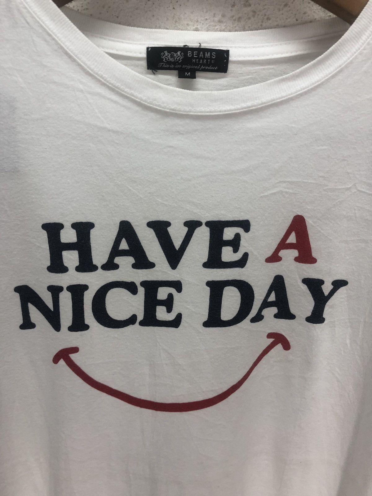 Beams Plus Beams Heart Have a Nice Day t shirt Size US M / EU 48-50 / 2 - 4 Thumbnail