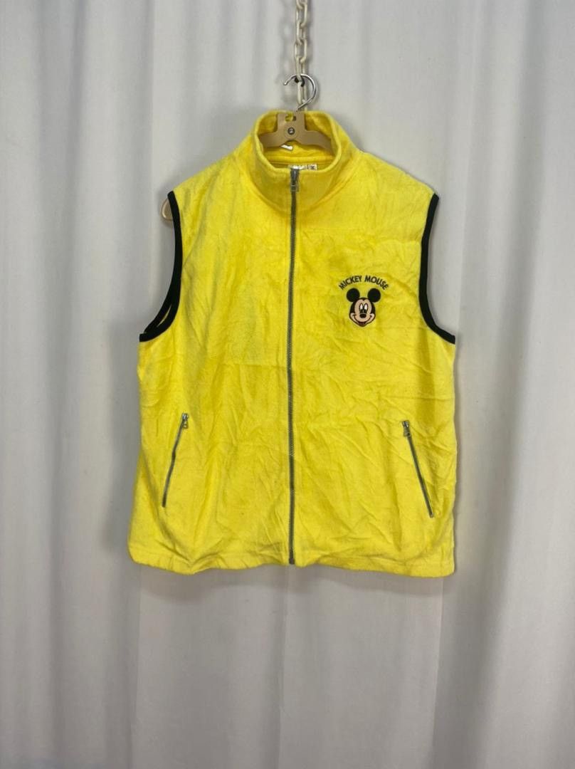 Disney × Mickey Mouse × Mickey Unlimited Mickey unlimited fleece sleeveless zipper jacket Size US M / EU 48-50 / 2 - 7 Thumbnail