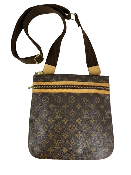 Louis Vuitton Monogram Canvas Pochette Bosphore Messenger Bag - A