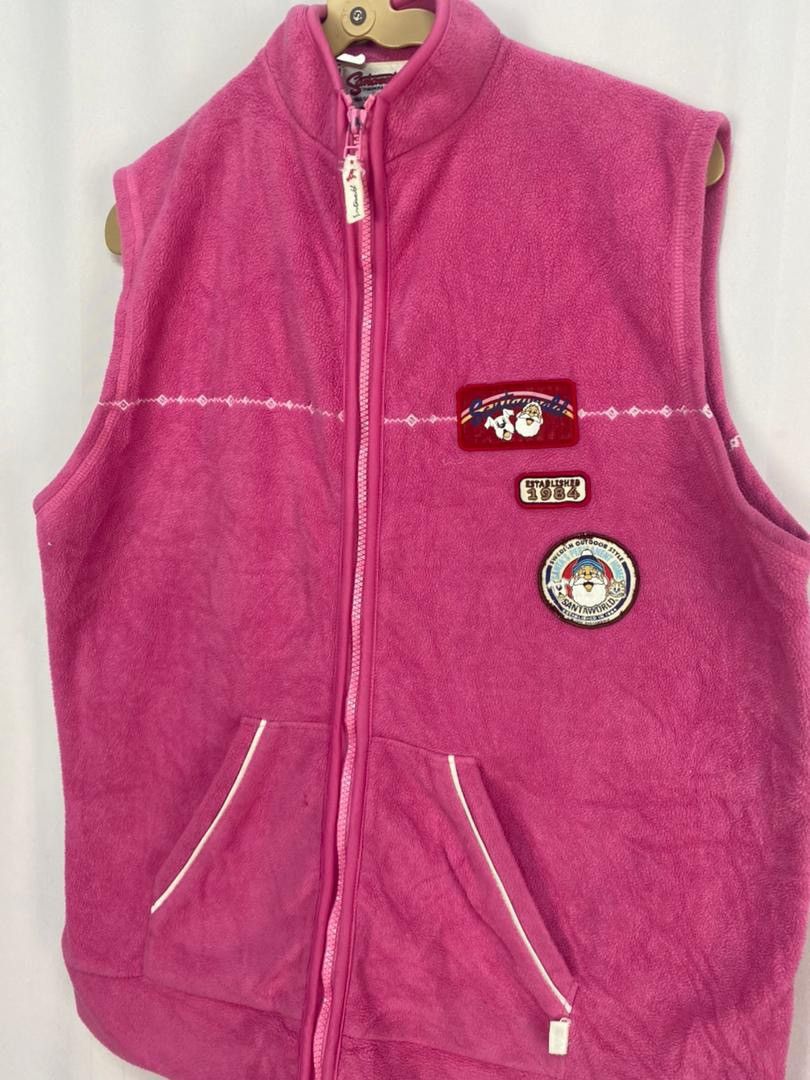 Vintage Vintage Santa world fleece sleeveless zipper jacket Size US M / EU 48-50 / 2 - 5 Thumbnail