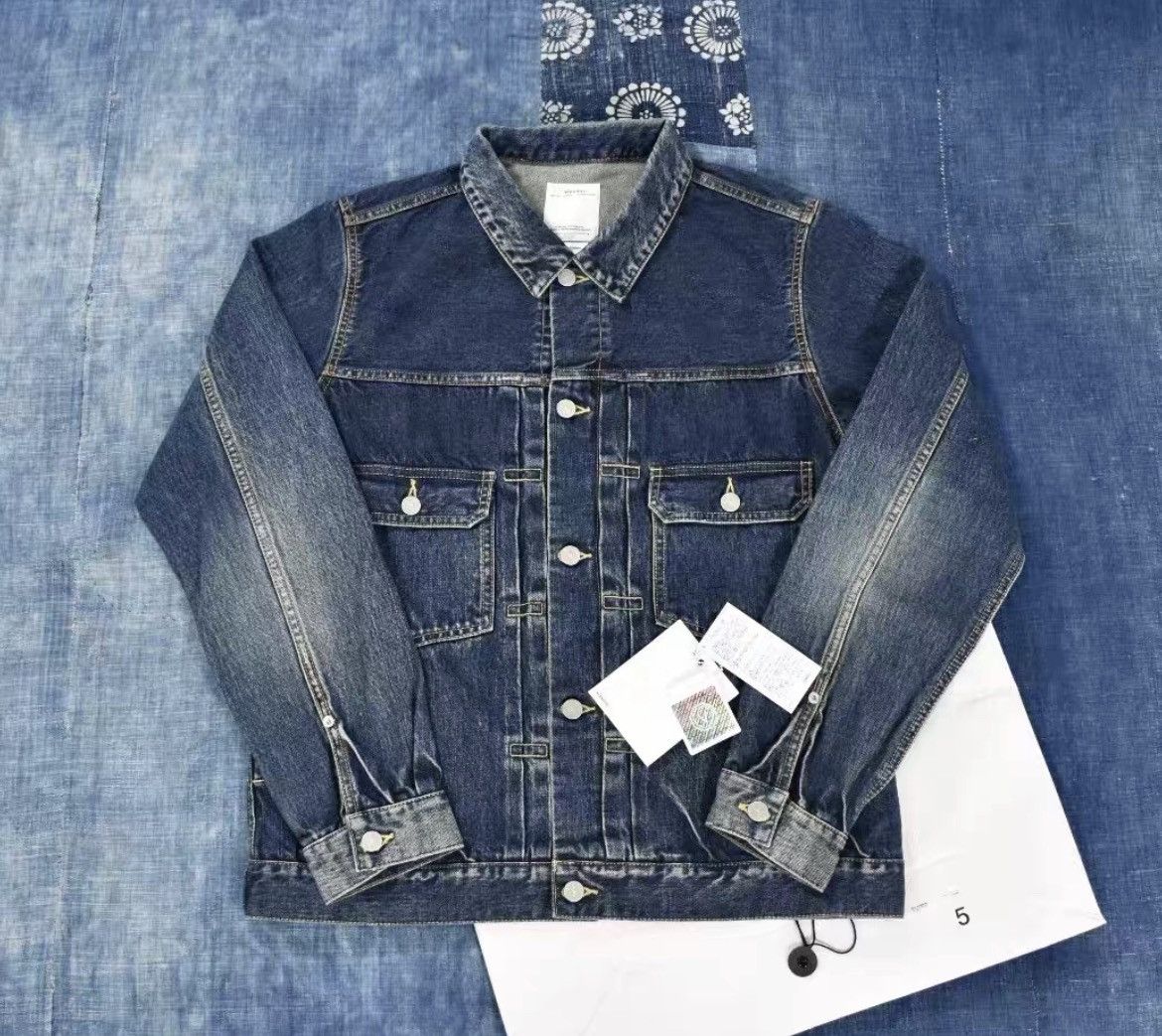 image of Visvim 20Ss 101 Jkt D1003 in Blue, Men's (Size 2XL)