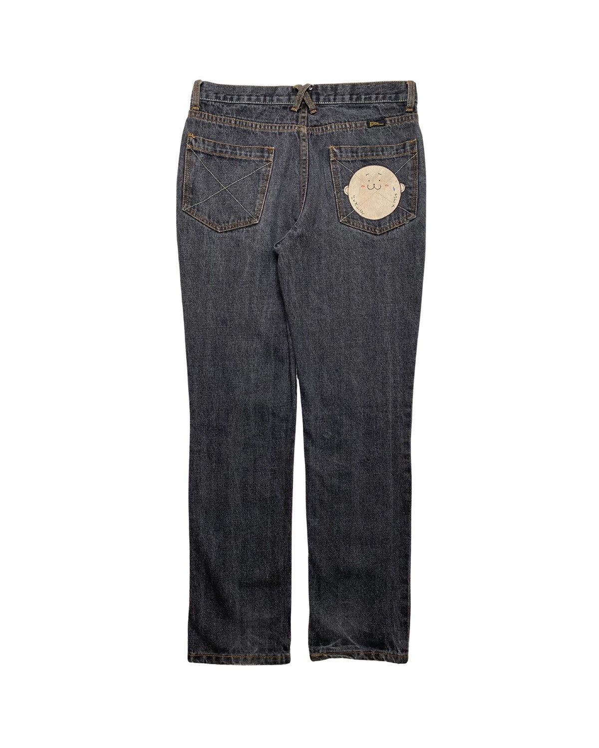 20471120 × Japanese Brand 20471120 - Hyoma Logo Denim Pants Size US 26 / EU 42 - 2 Thumbnail