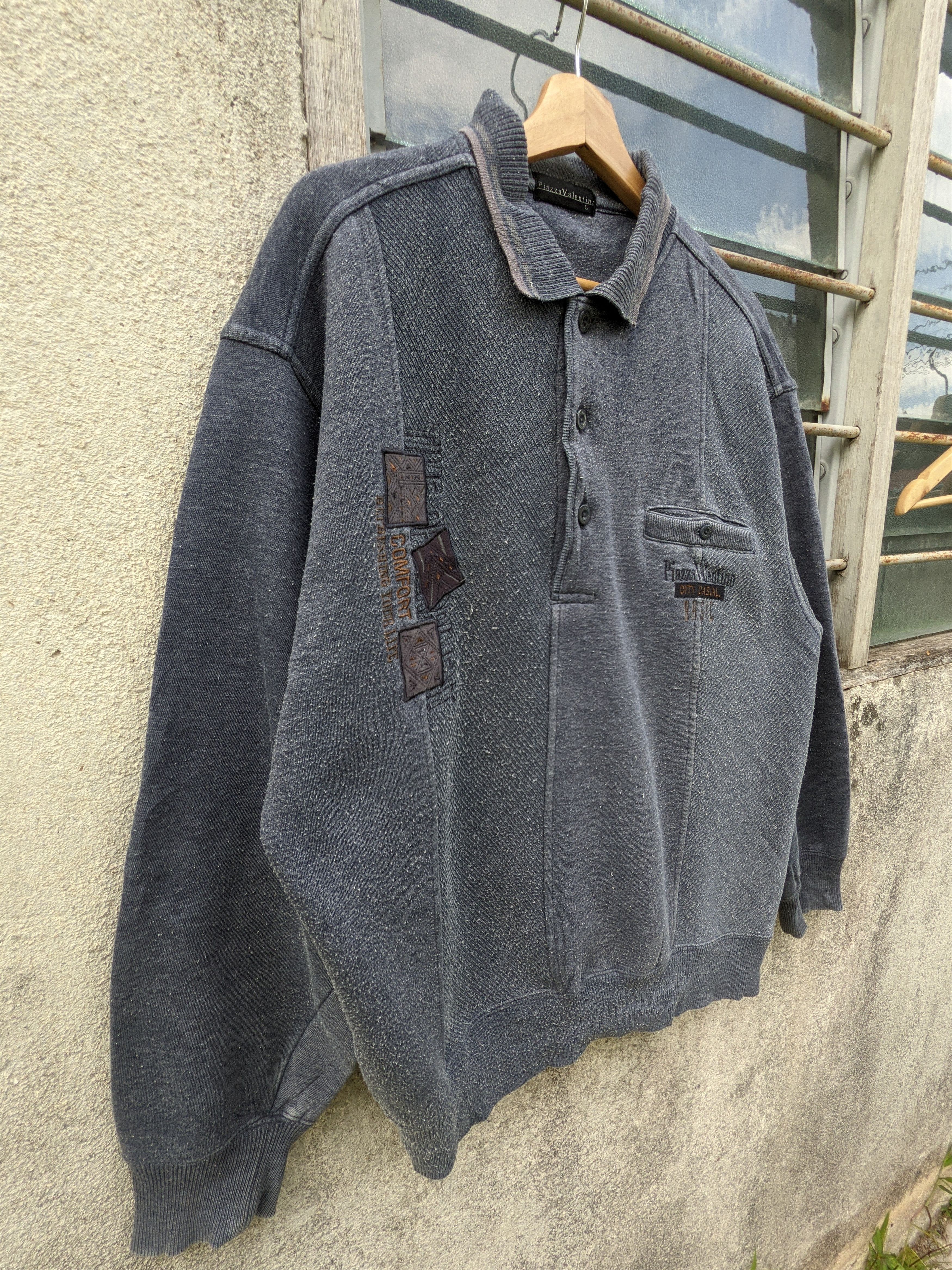Vintage Vintage Piazza Valentino Pullover Size US L / EU 52-54 / 3 - 4 Thumbnail