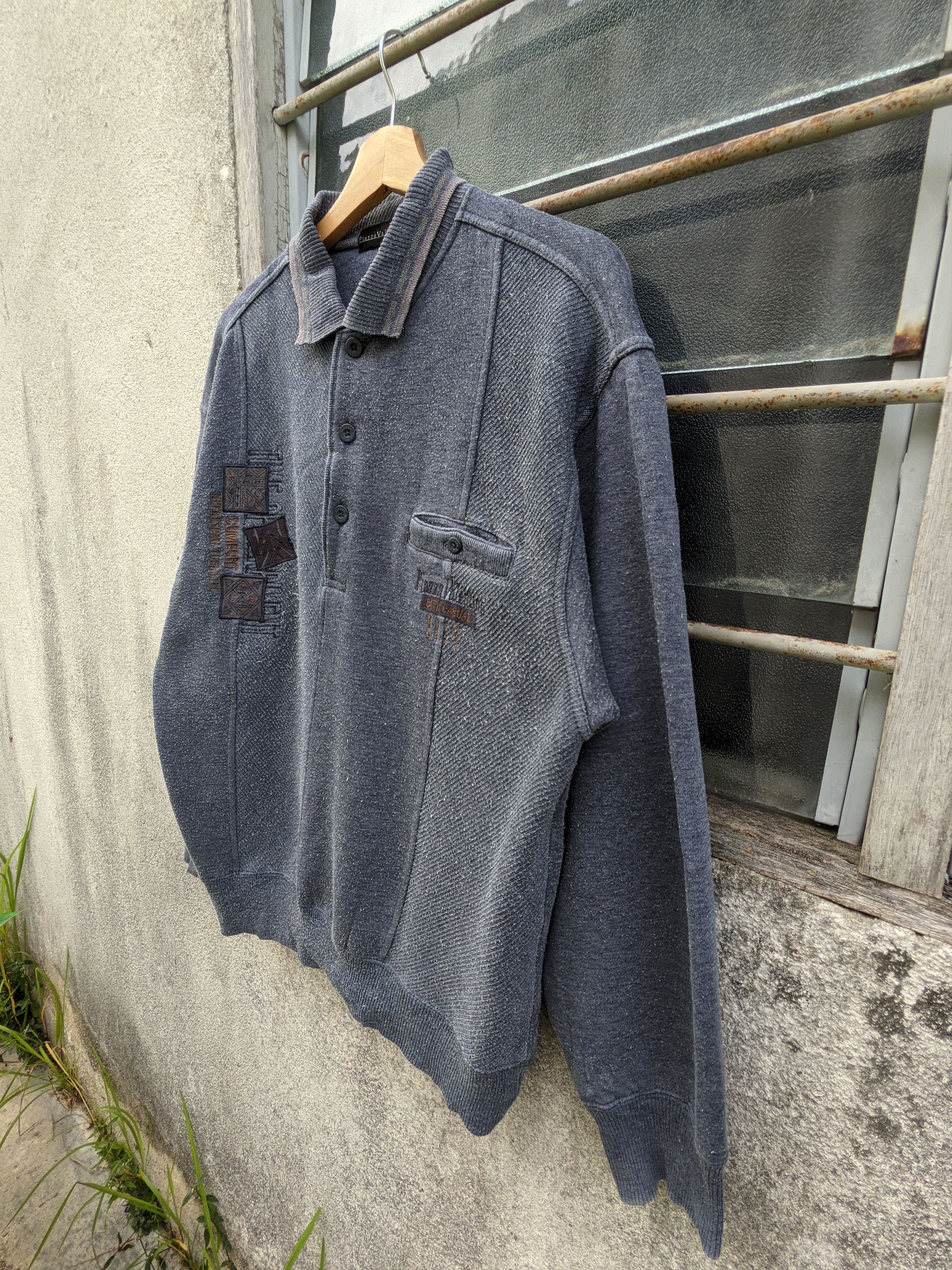 Vintage Vintage Piazza Valentino Pullover Size US L / EU 52-54 / 3 - 3 Thumbnail